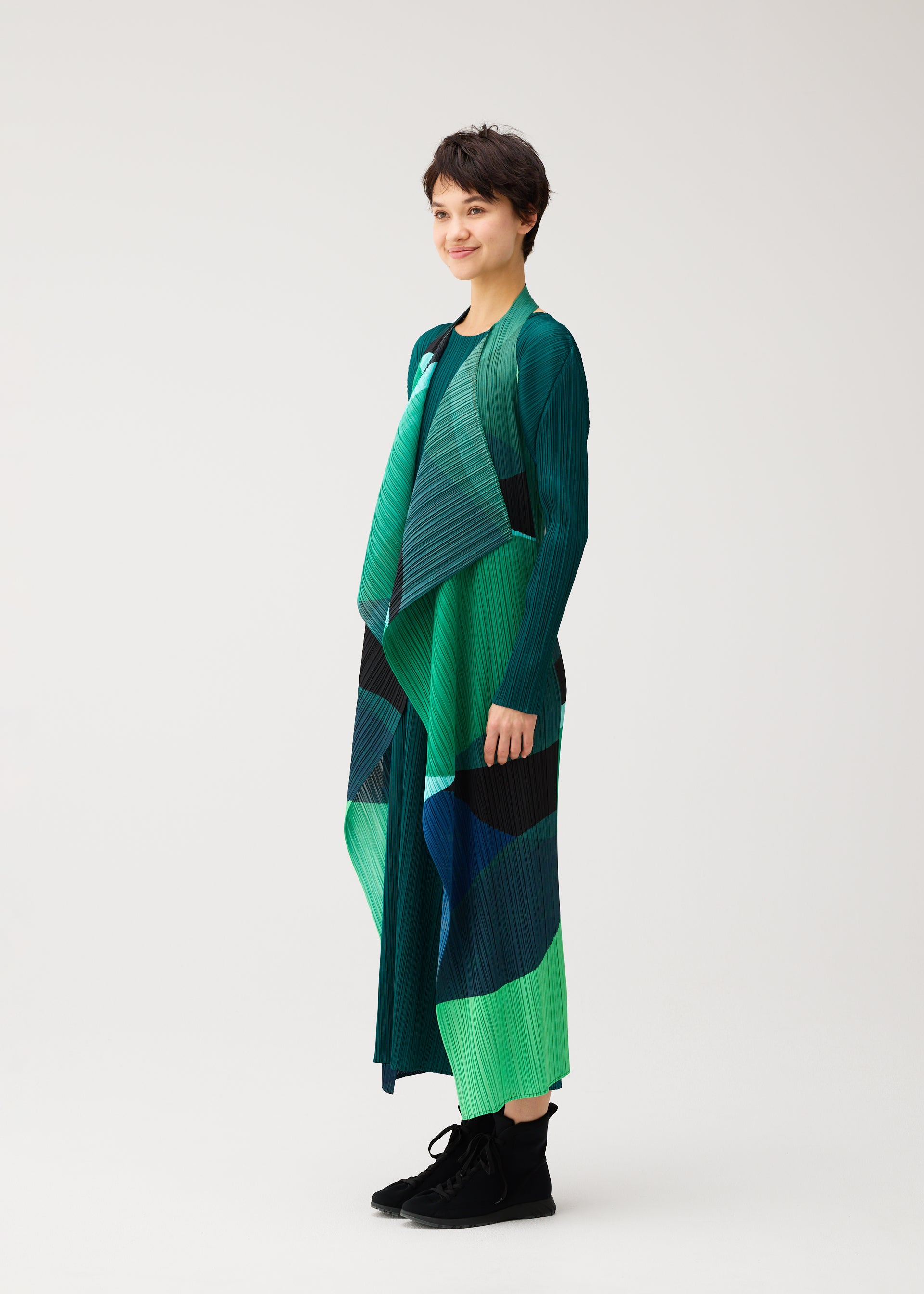 Issey Miyake Orbit dlouhá vesta yellow