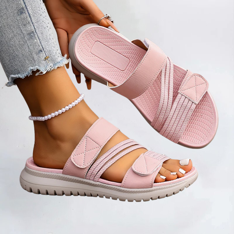 Norielle modré dámské sandály cross suchý zip