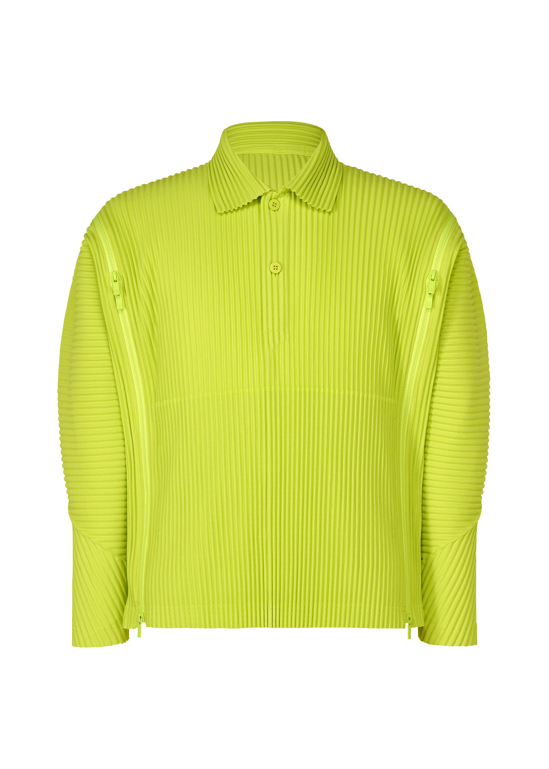 Homme Plissé Issey Miyake Multi-Fastened polokošile hnědá