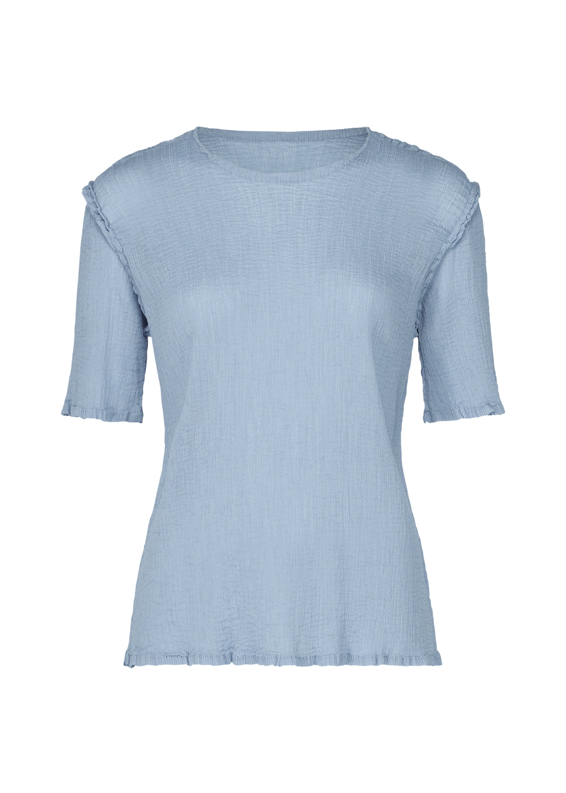 Issey Miyake See-Through Crepe top černá krep