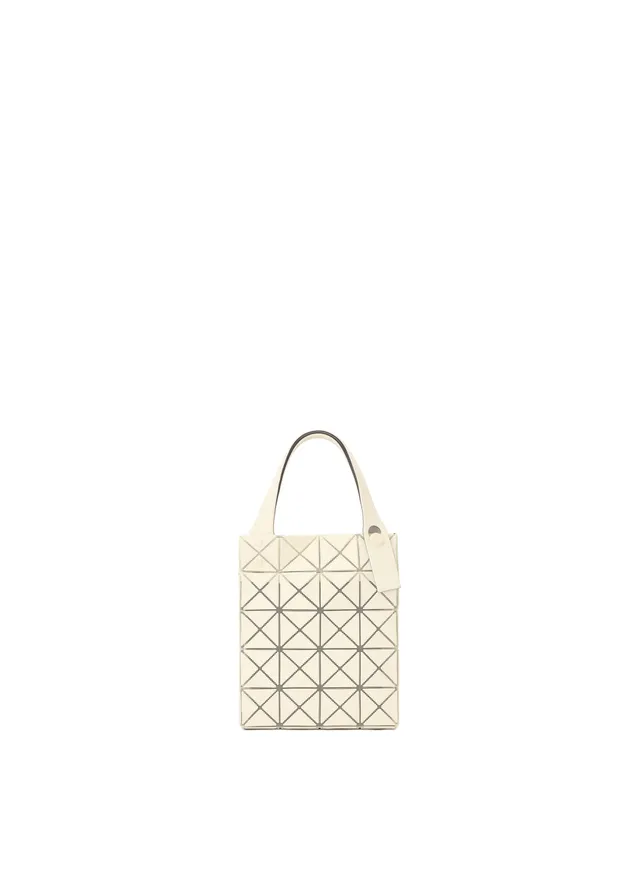 Issey Miyake Prism Plus mini tote slonovinová skládací