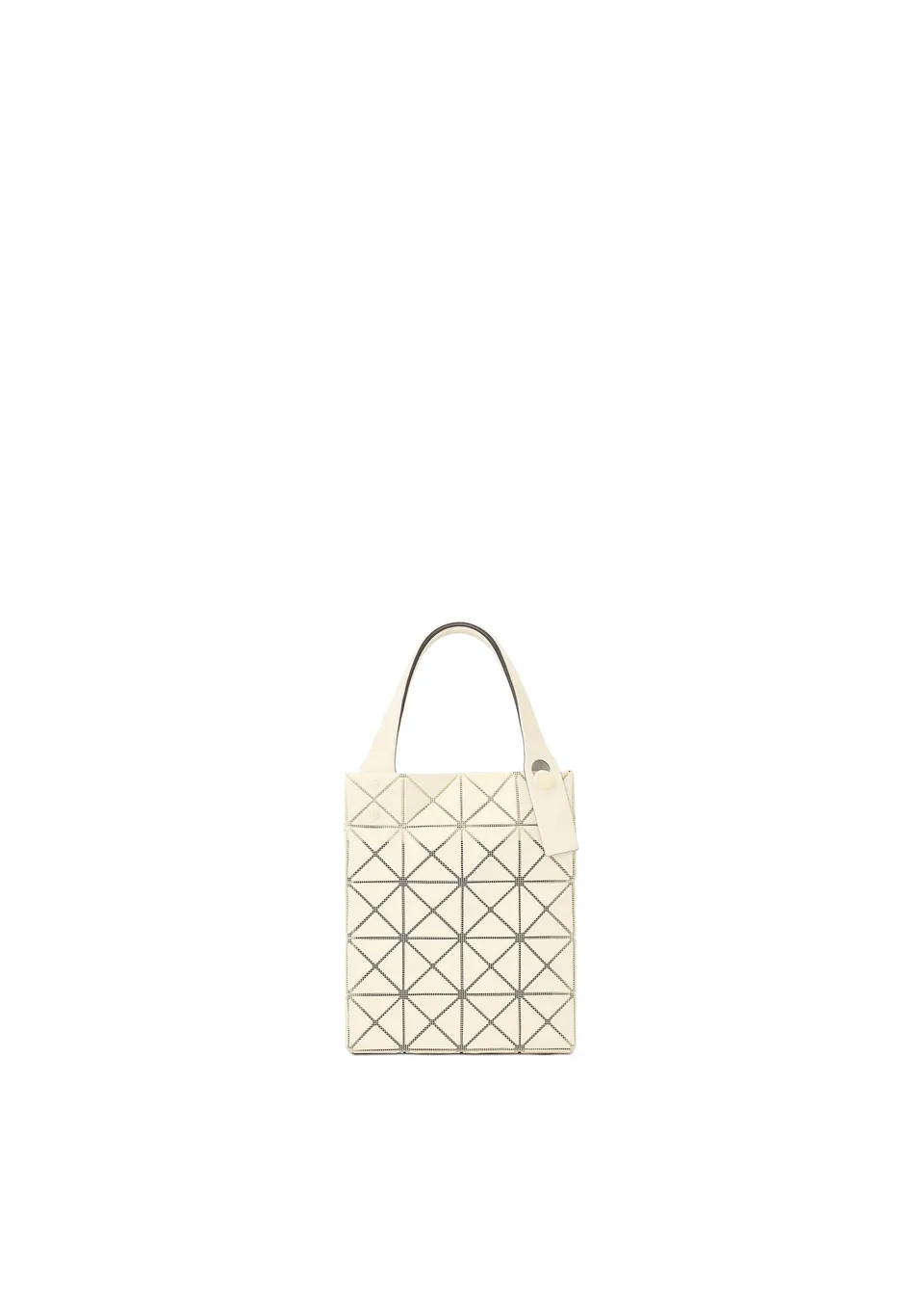 Issey Miyake Prism Plus mini tote slonovinová skládací