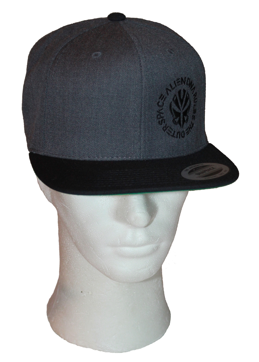Alien DNA Outer Space snapback kšiltovka charcoal černá