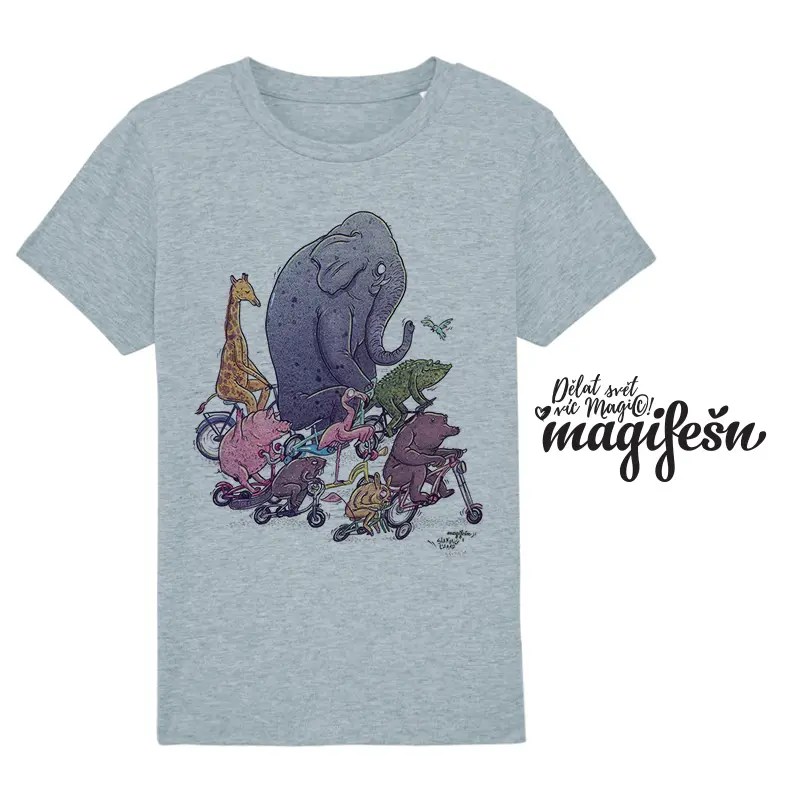 Magifešn KIDS Rychle a zděsile dětské tričko z biobavlny