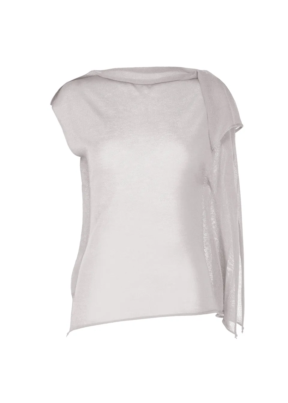 Issey Miyake Concealed Knit pletený top bez rukávů