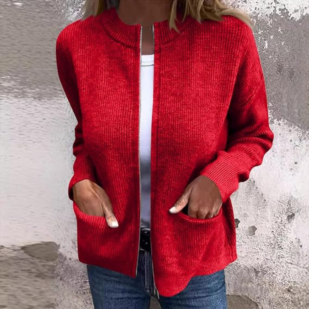 Norielle dlouhý cardigan s kapsami šedá