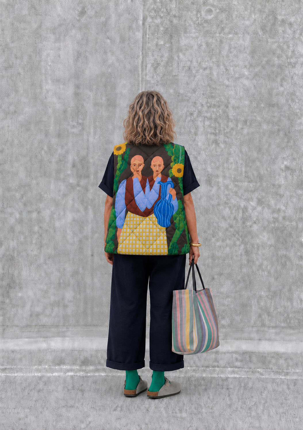 AURELIA & ZWEI FRAUEN Art to Wear Ogród Sióstr vesta