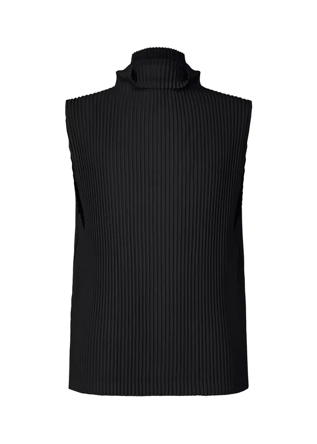 Issey Miyake Tailored Pleats 1 top Black bez rukávů vel. 2