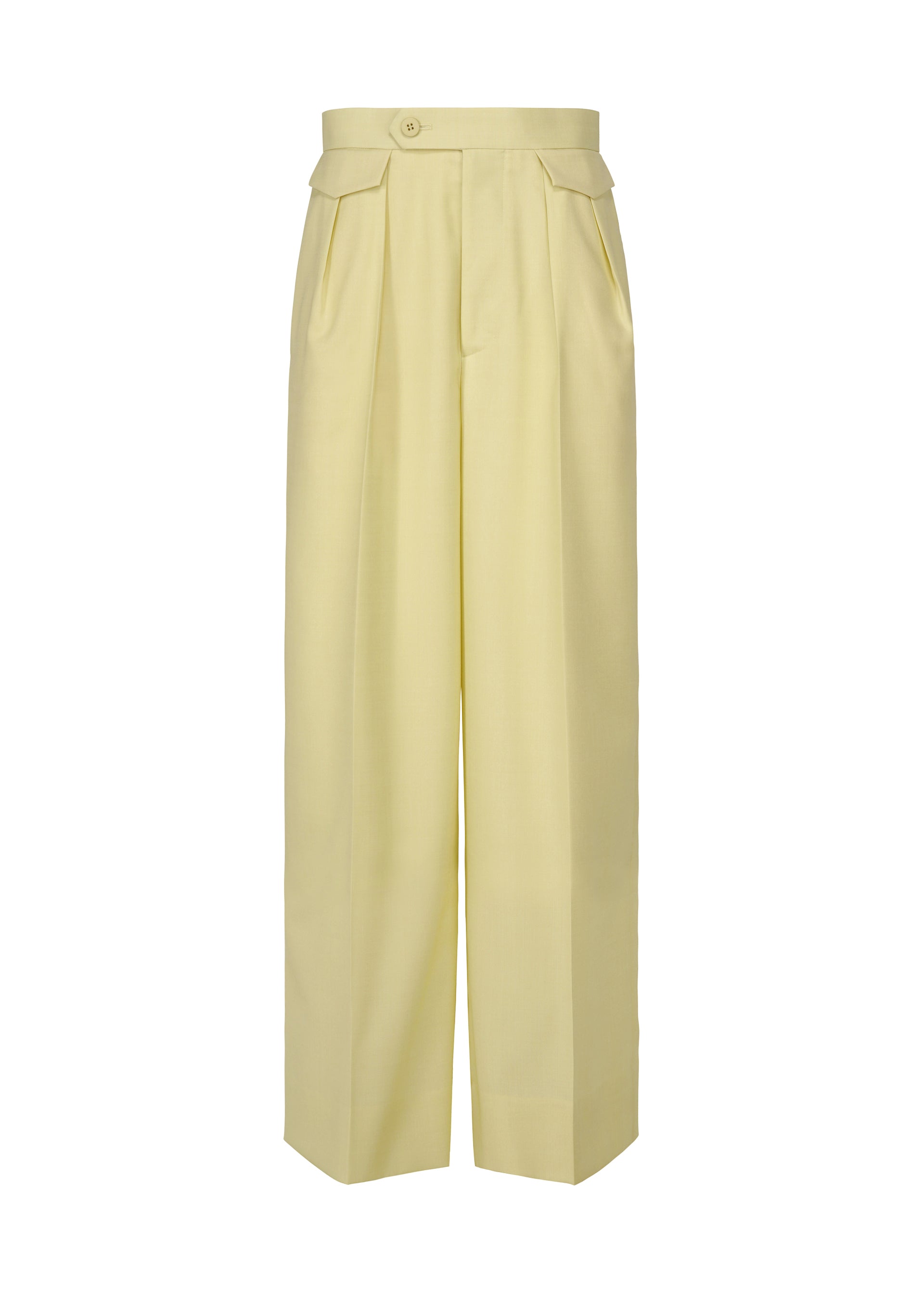 Issey Miyake Honest Ensemble kalhoty šedé vlněné