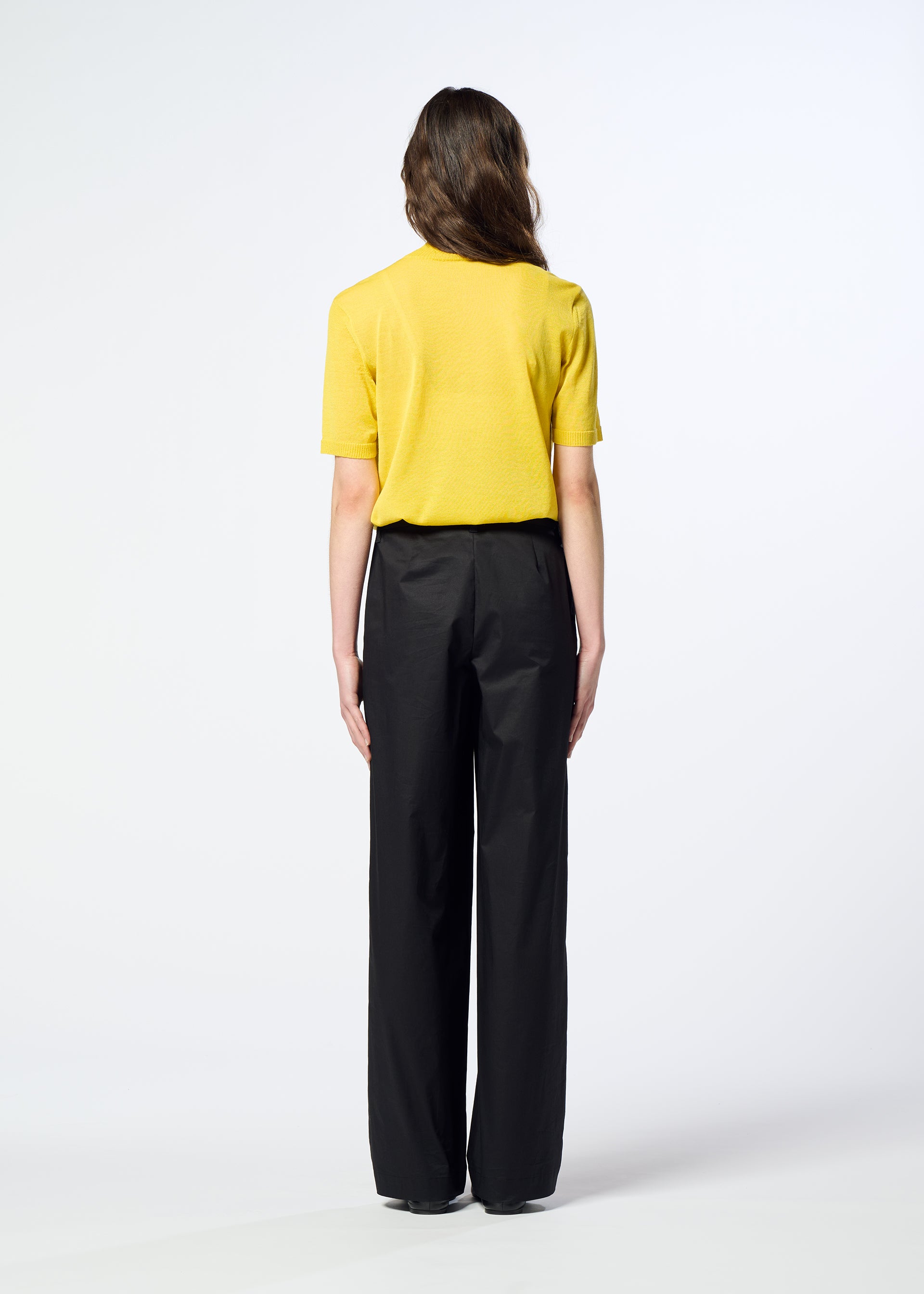 Issey Miyake HaaT Cotton Stretch kalhoty černé vel. 2