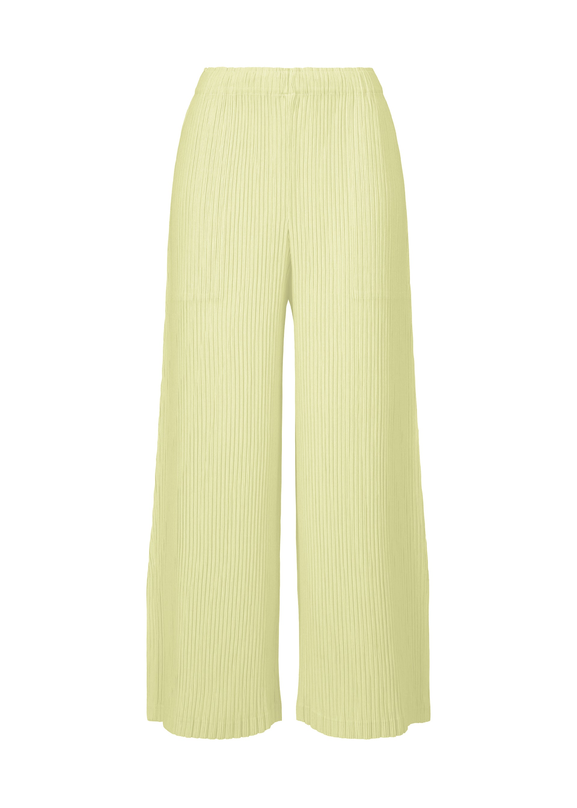 Issey Miyake Hatching Bottoms kalhoty černé plisé