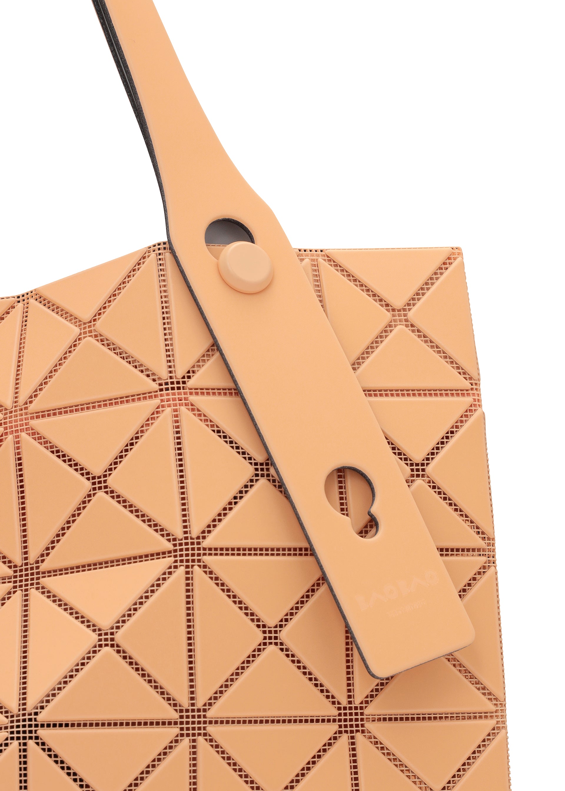 Issey Miyake Prism Plus tote světle šedá skládací