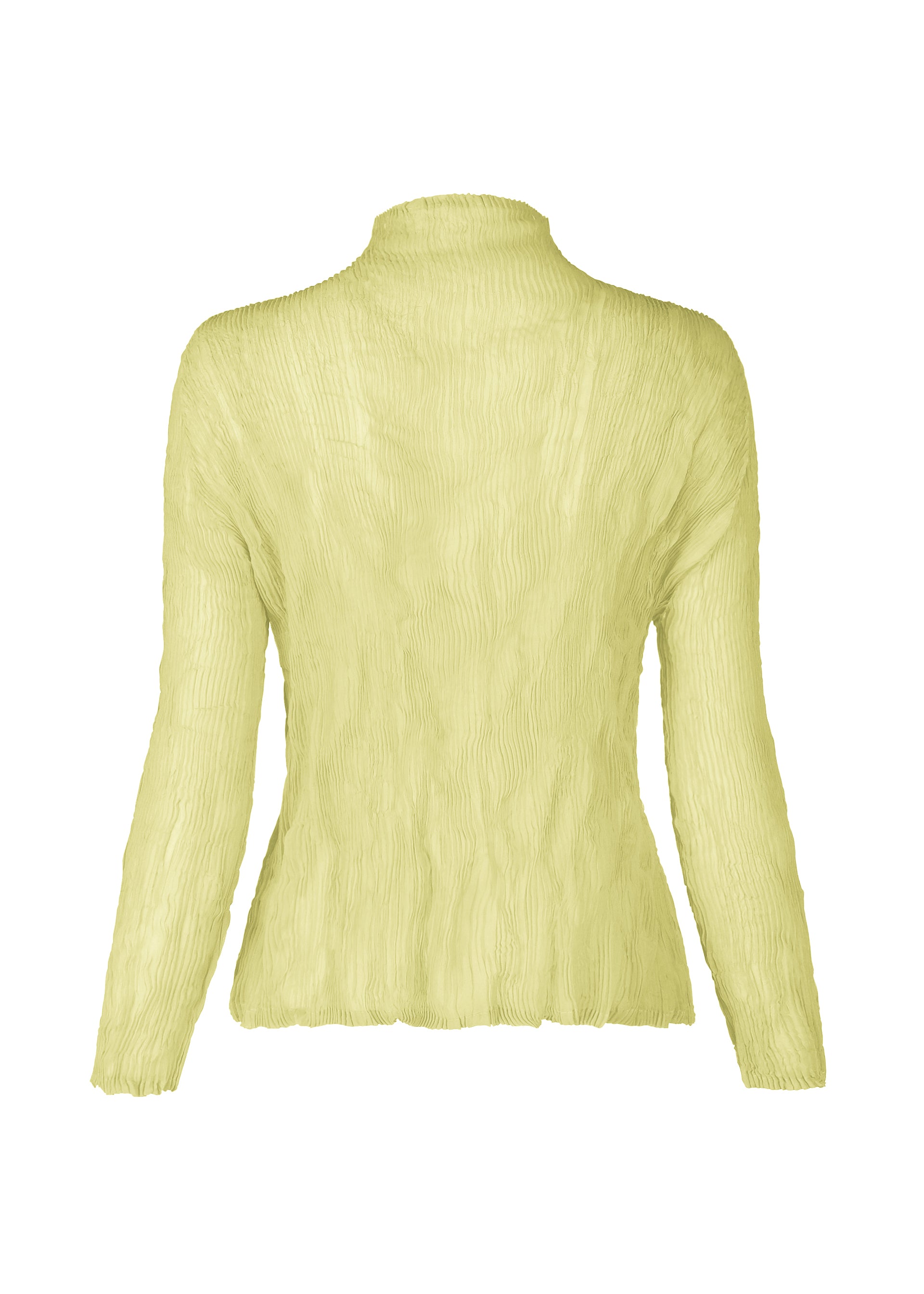 Issey Miyake Chiffon Twist 1 kardigan dull cream průsvitný