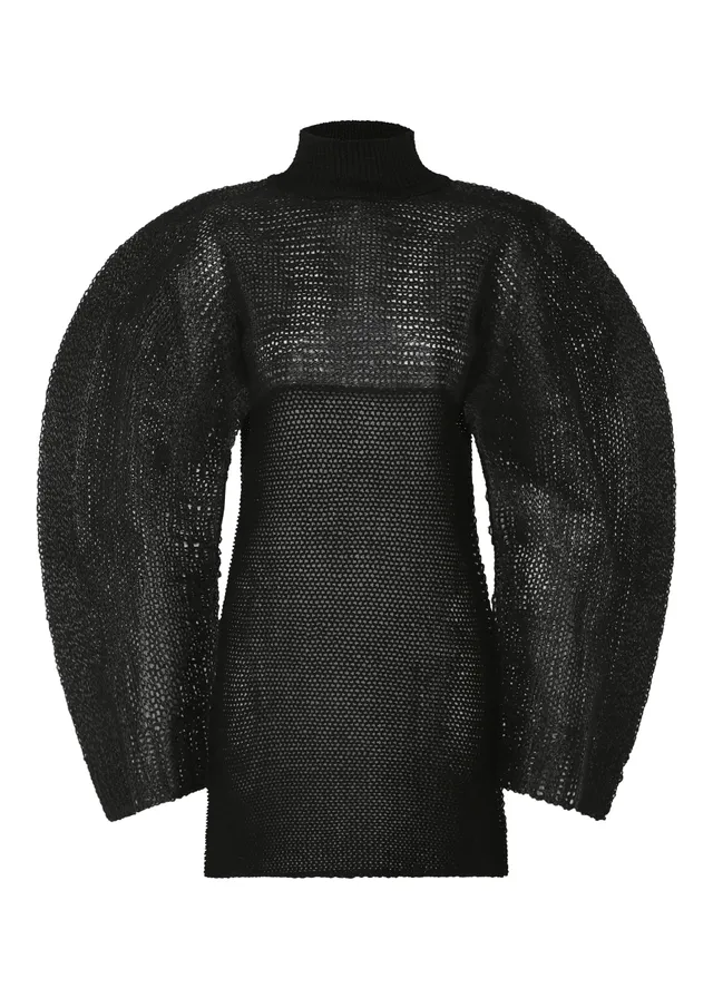 Issey Miyake Panini Pulled tunika černá vel. 2