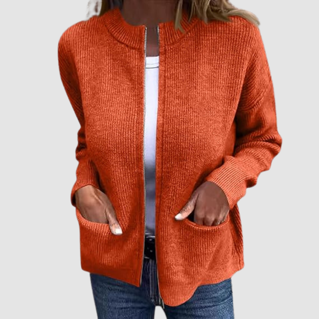 Norielle dlouhý cardigan s kapsami šedá
