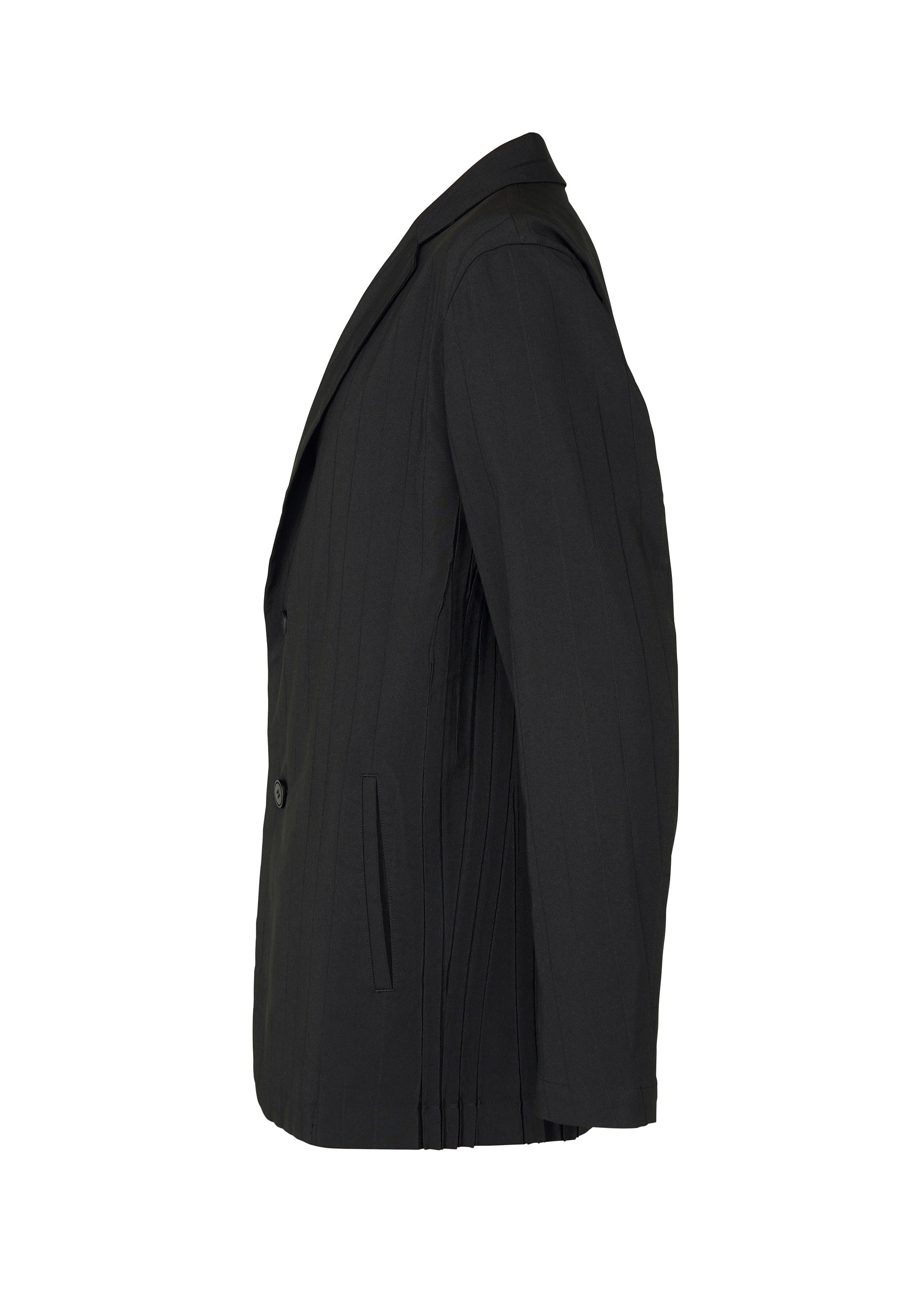 Issey Miyake Type-I 007 pánská bunda black pruhovaná