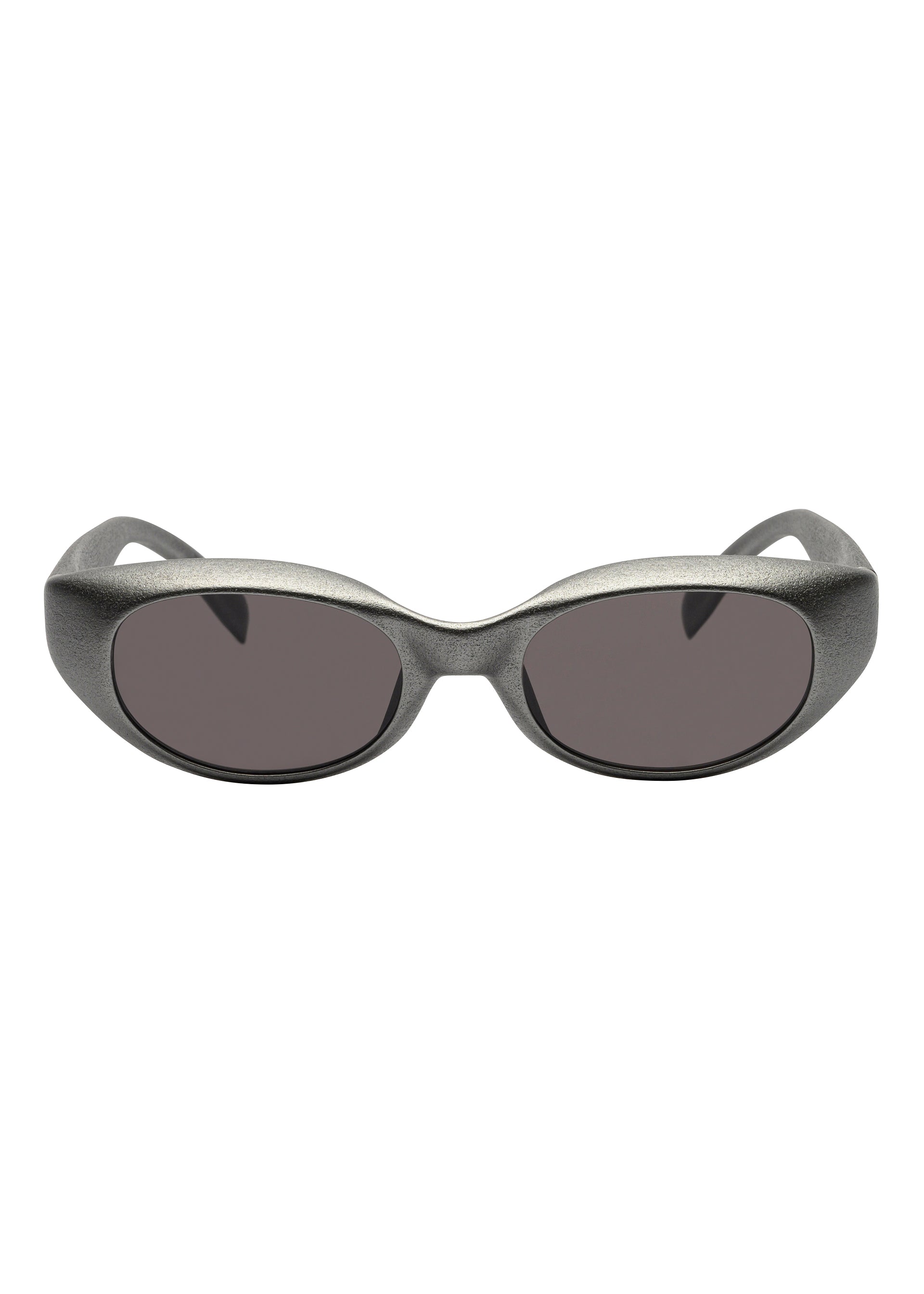 Issey Miyake Eyes Grit-Square sluneční brýle stříbrné