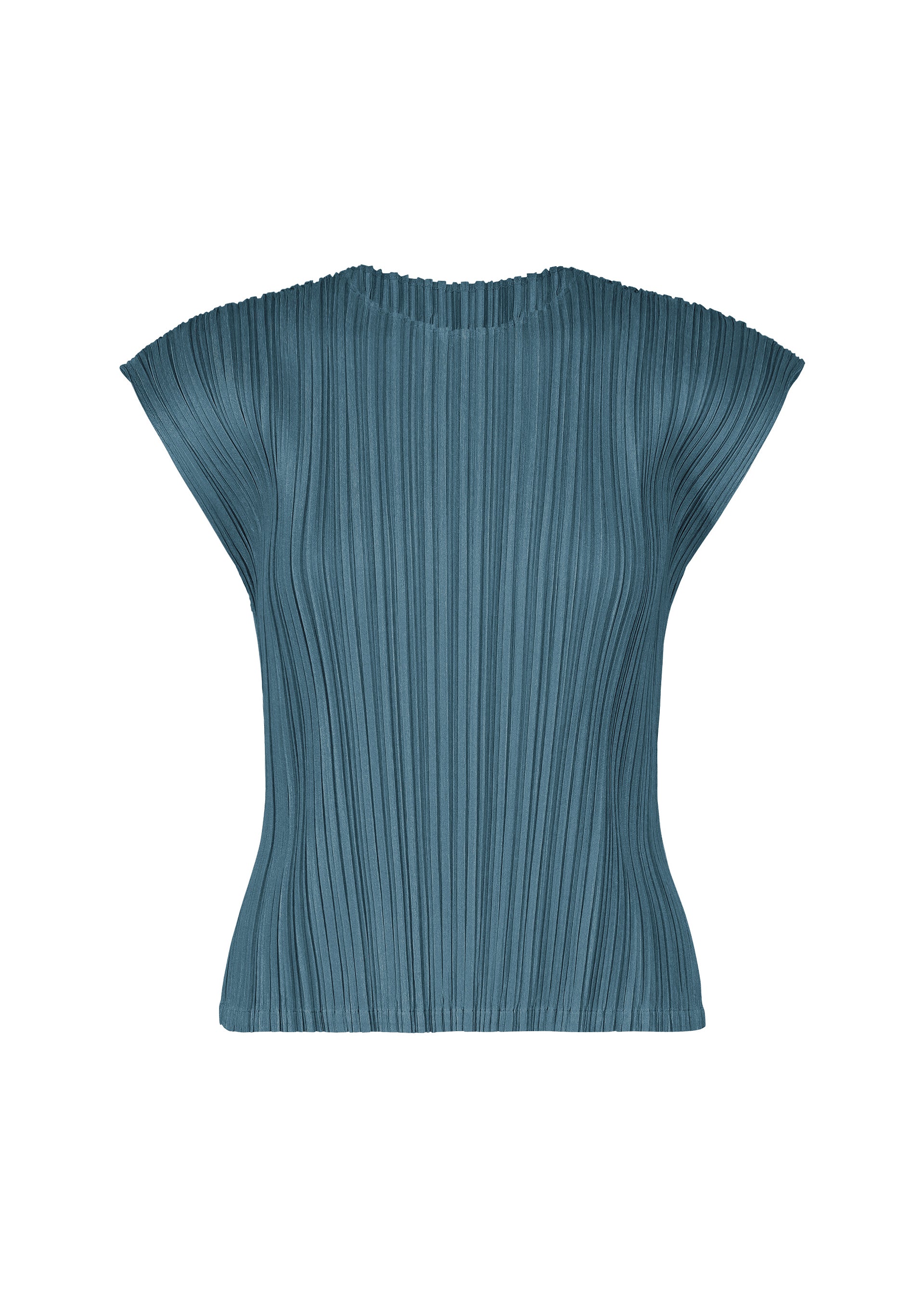 Issey Miyake Mellow Pleats top černý francouzský rukáv
