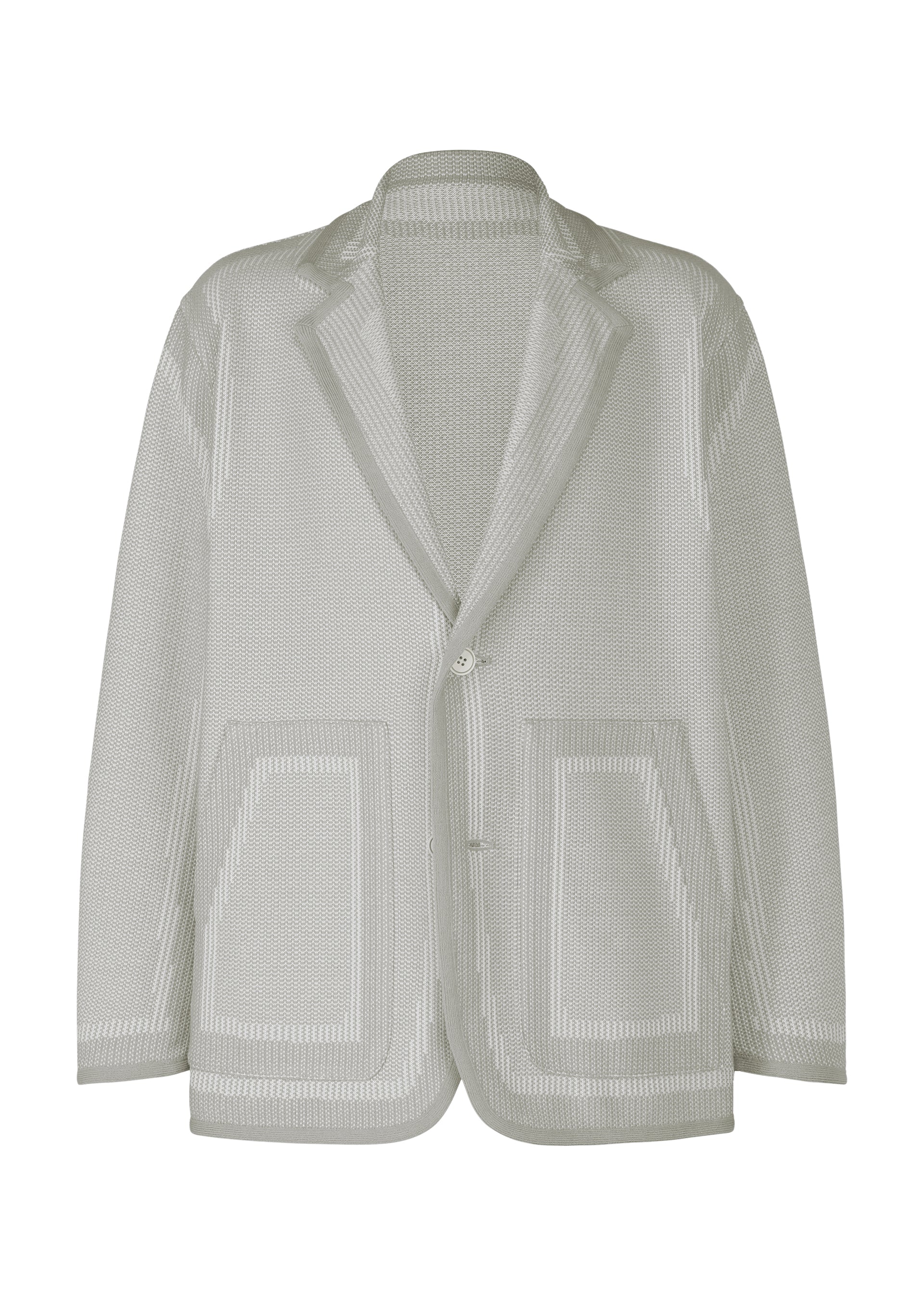 Issey Miyake Type-K 008 pletená bunda černá