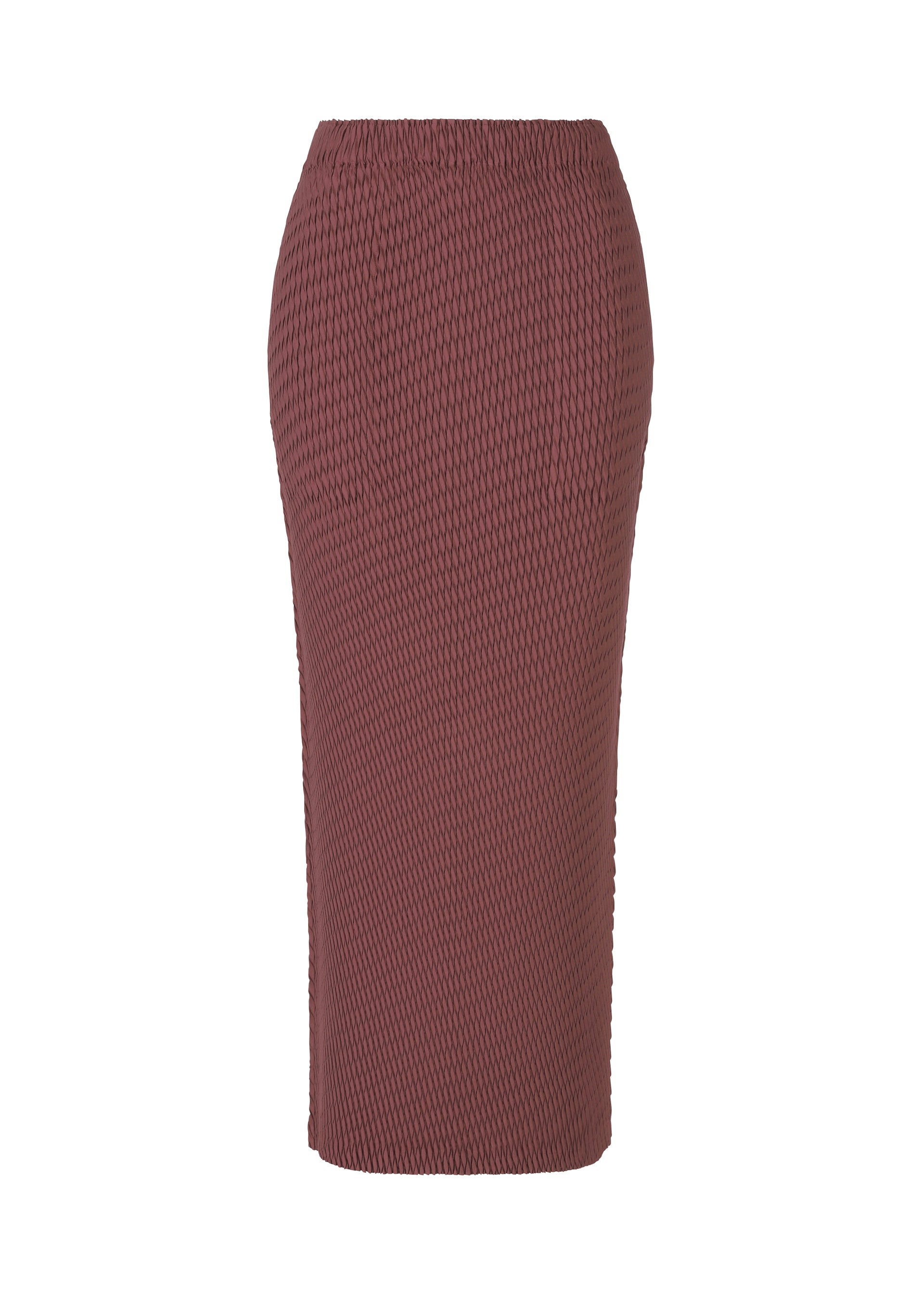 Issey Miyake Sleek Pleats sukně černá saténová