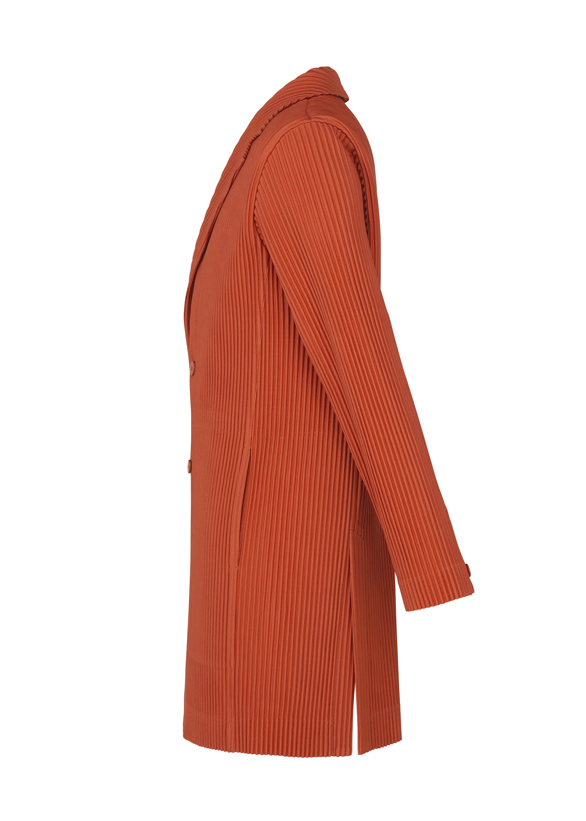 Issey Miyake Tailored Pleats 3 dvouřadé sako černé