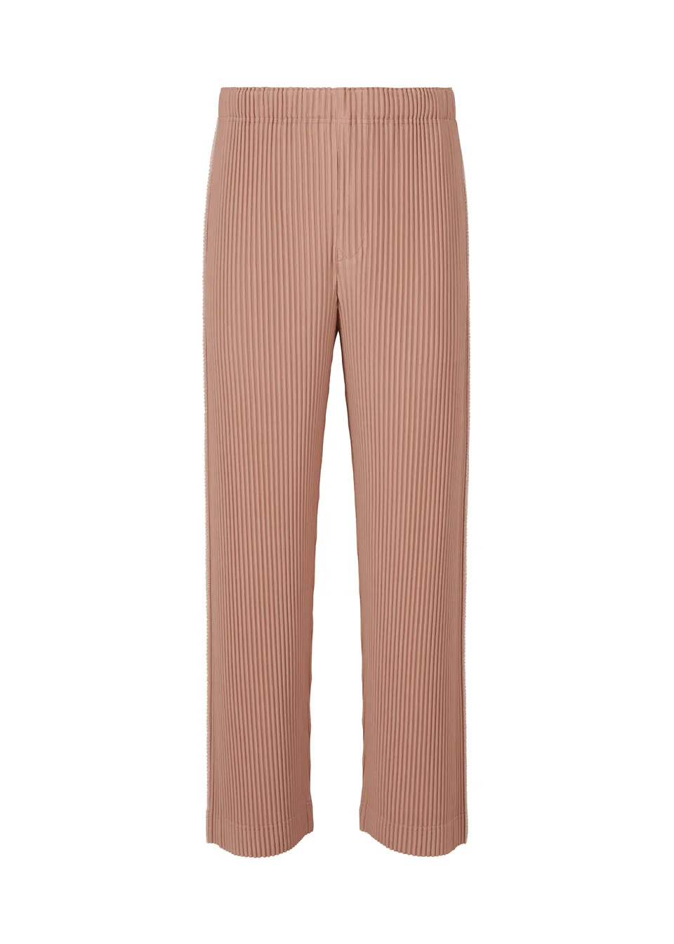 Homme Plissé Issey Miyake Embroidery kalhoty růžové