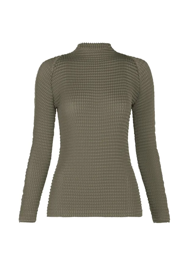 Issey Miyake SUEDE LIKE PLEATS top černý vel. 2 rolák