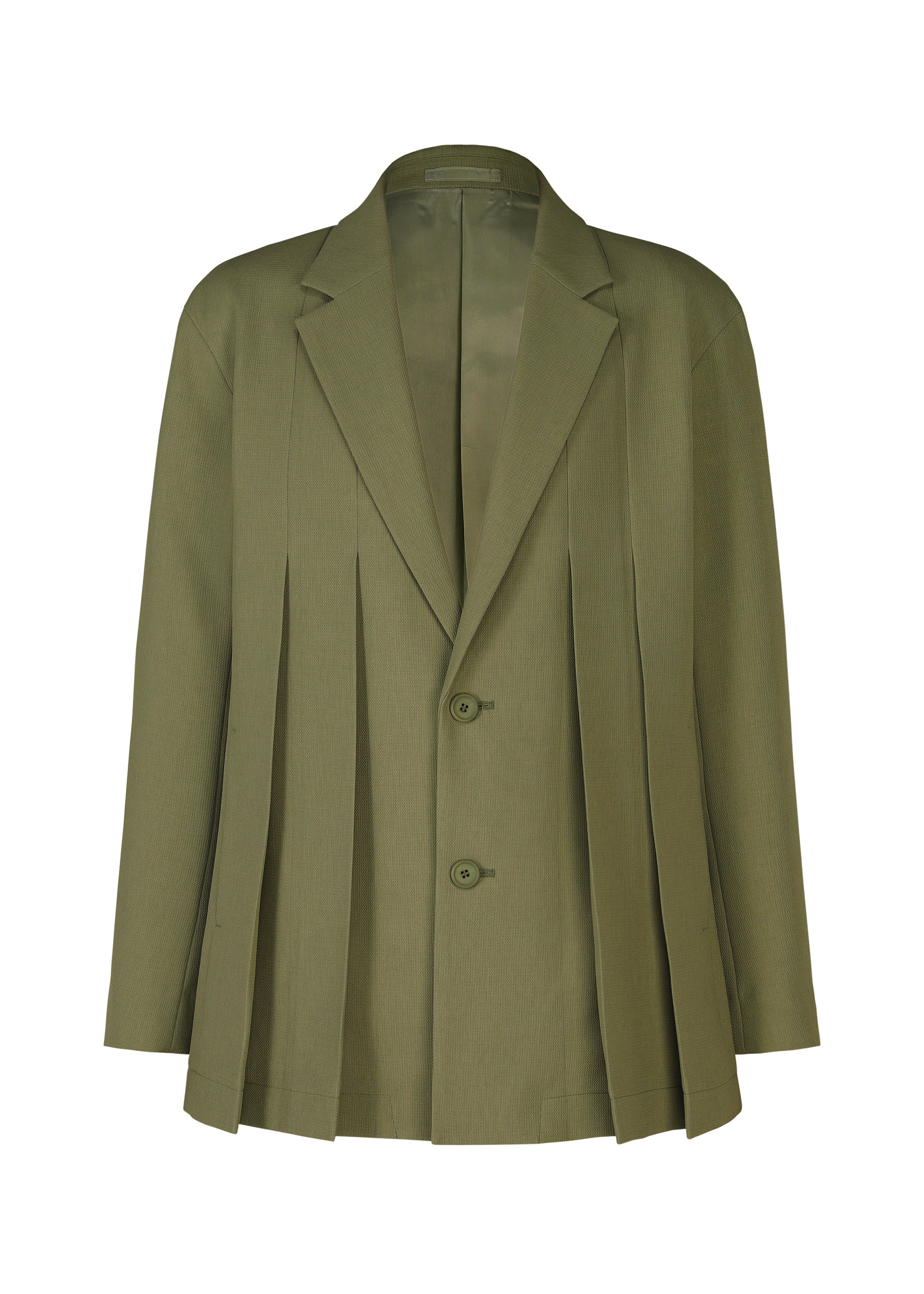 Issey Miyake Cornice sako šedá vel. 2 polyester