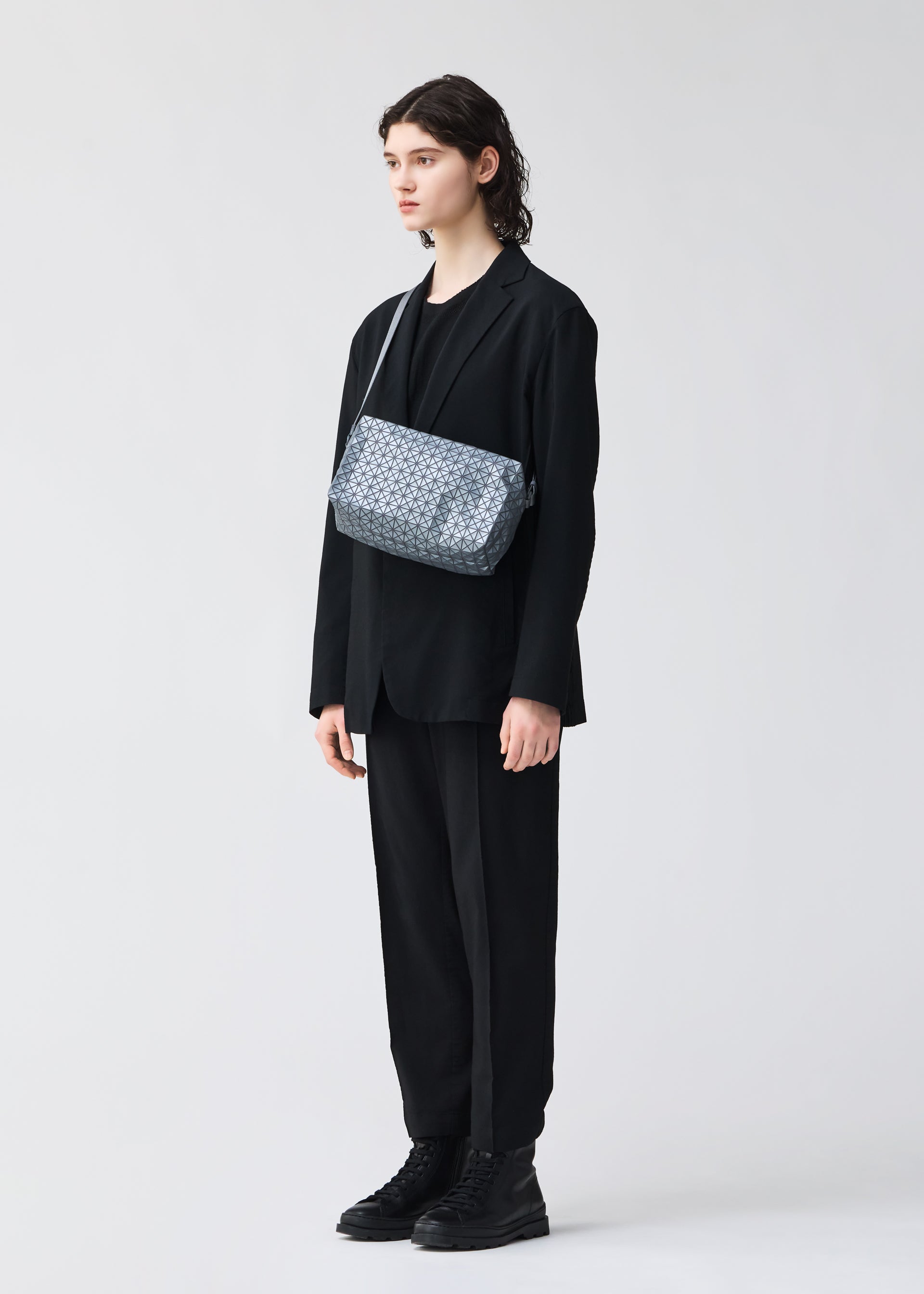 Issey Miyake Saddle Bag Reflector kabelka silver