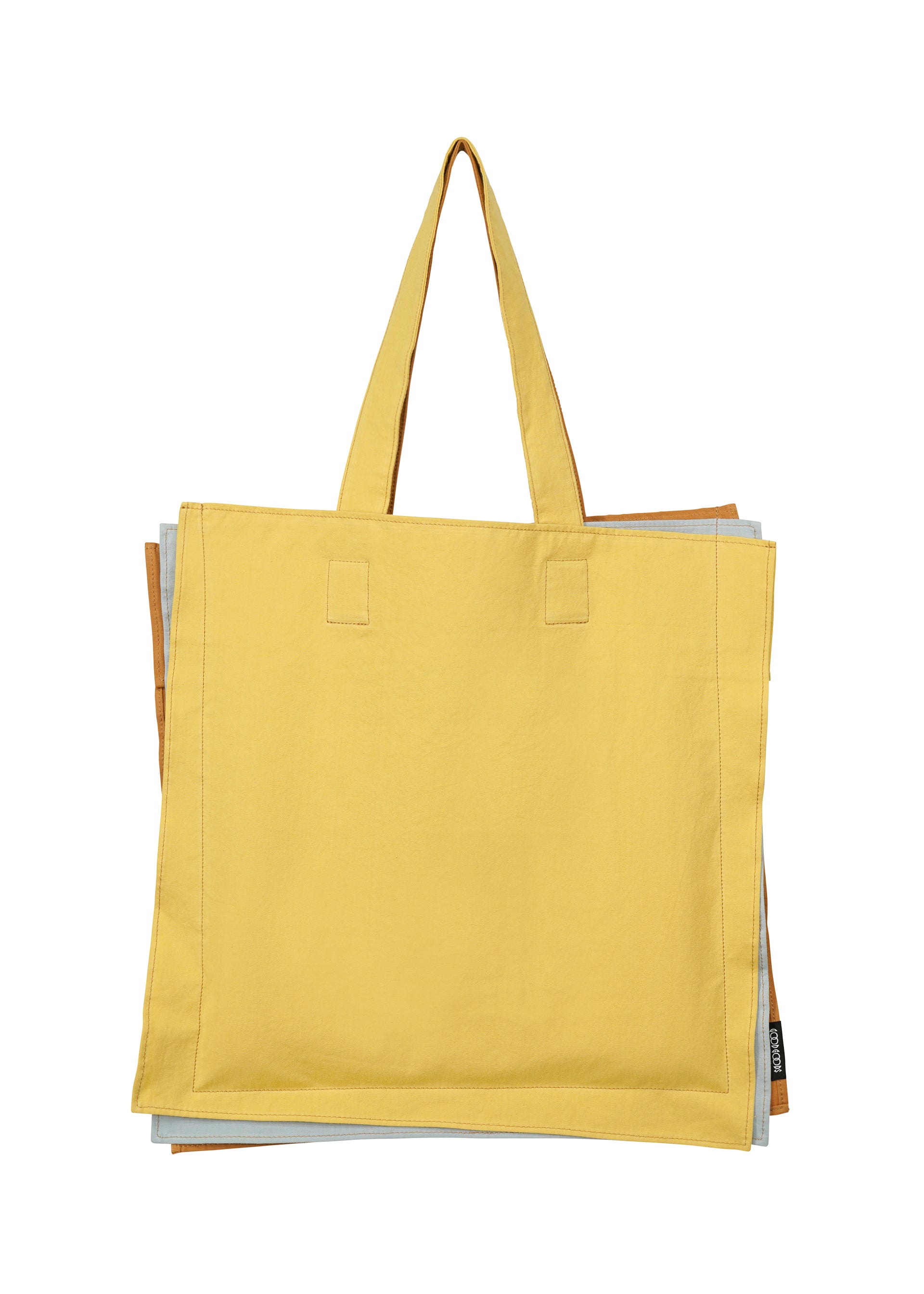 Issey Miyake Irogami tote taška White Mix bavlněná