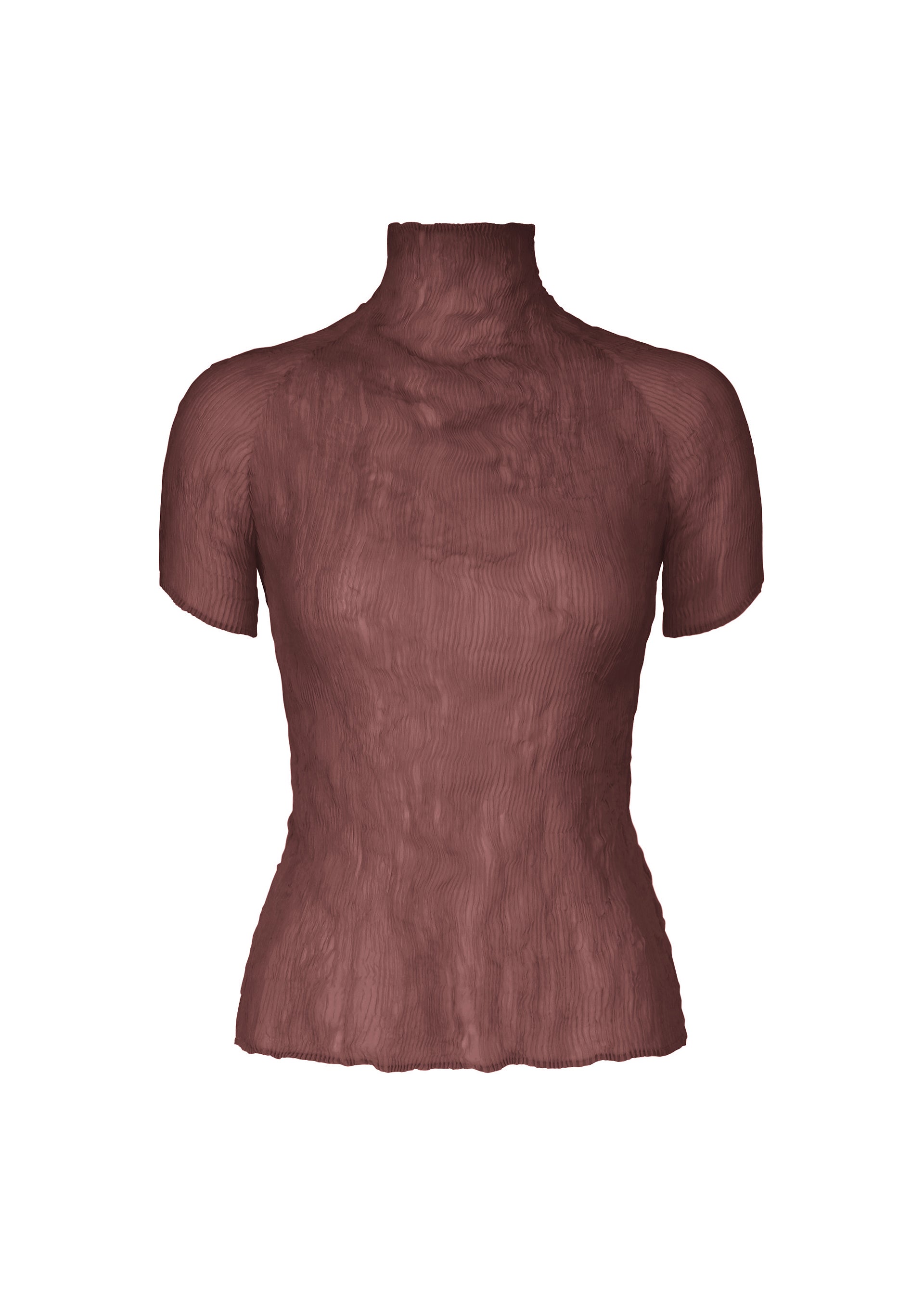 Issey Miyake Chiffon Twist 3 top světle šedý