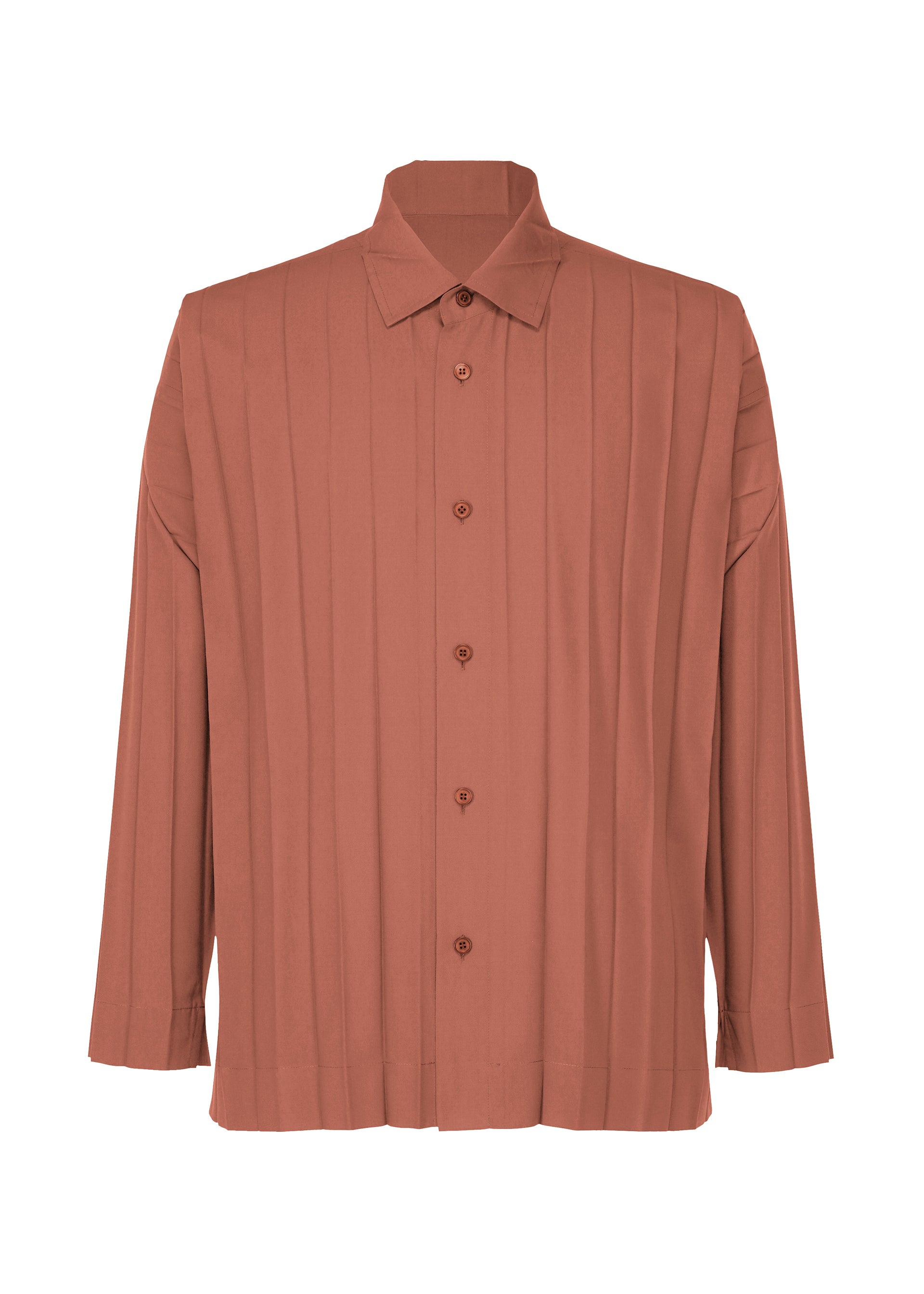Issey Miyake Edge Shirt košile šedá plisovaná