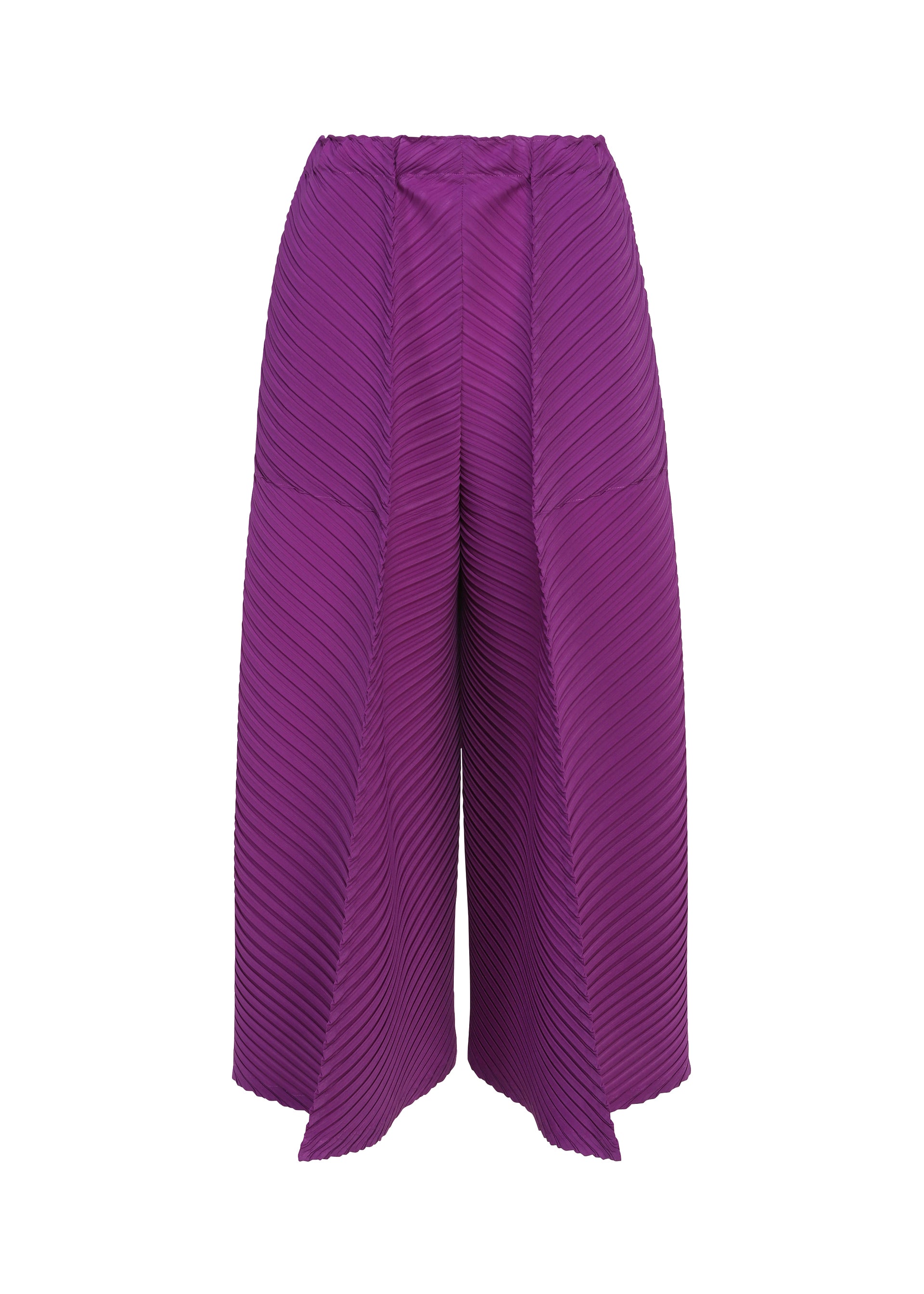 Issey Miyake Tubular Pleats kalhoty black široké plisé