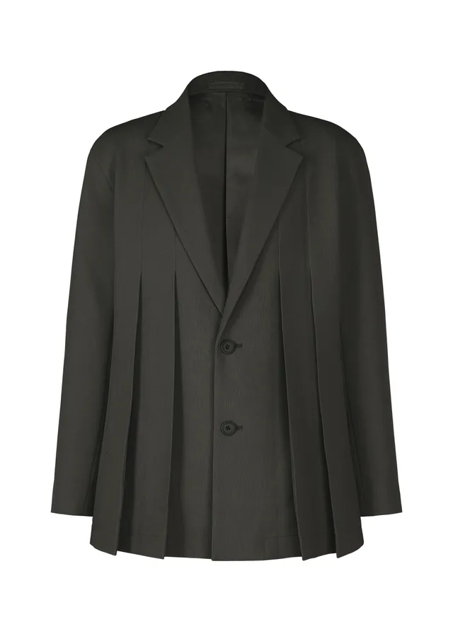 Issey Miyake Cornice sako šedá vel. 2 polyester
