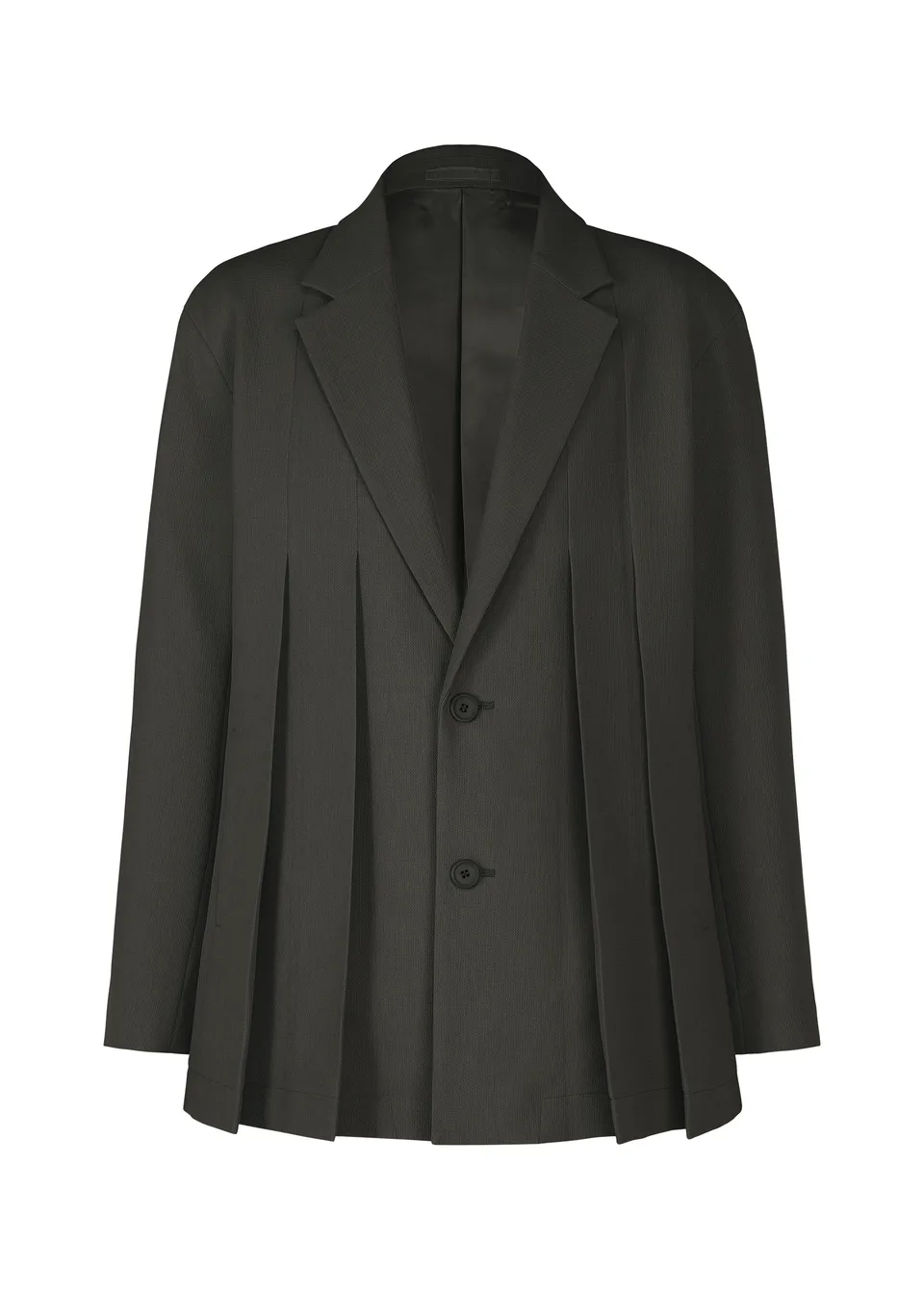 Issey Miyake Cornice sako šedá vel. 2 polyester
