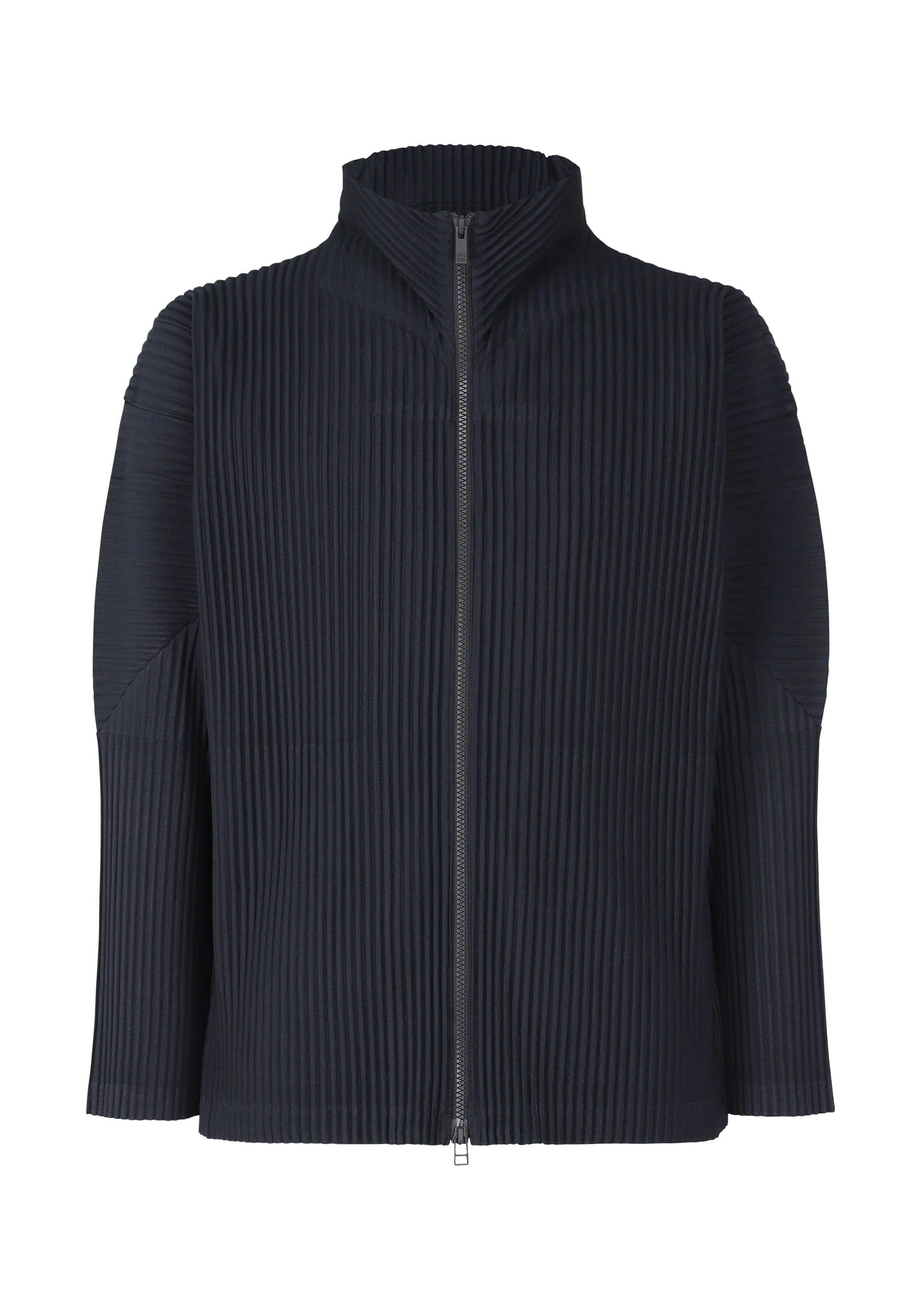 Issey Miyake BASICS mikina na zip černá polyester