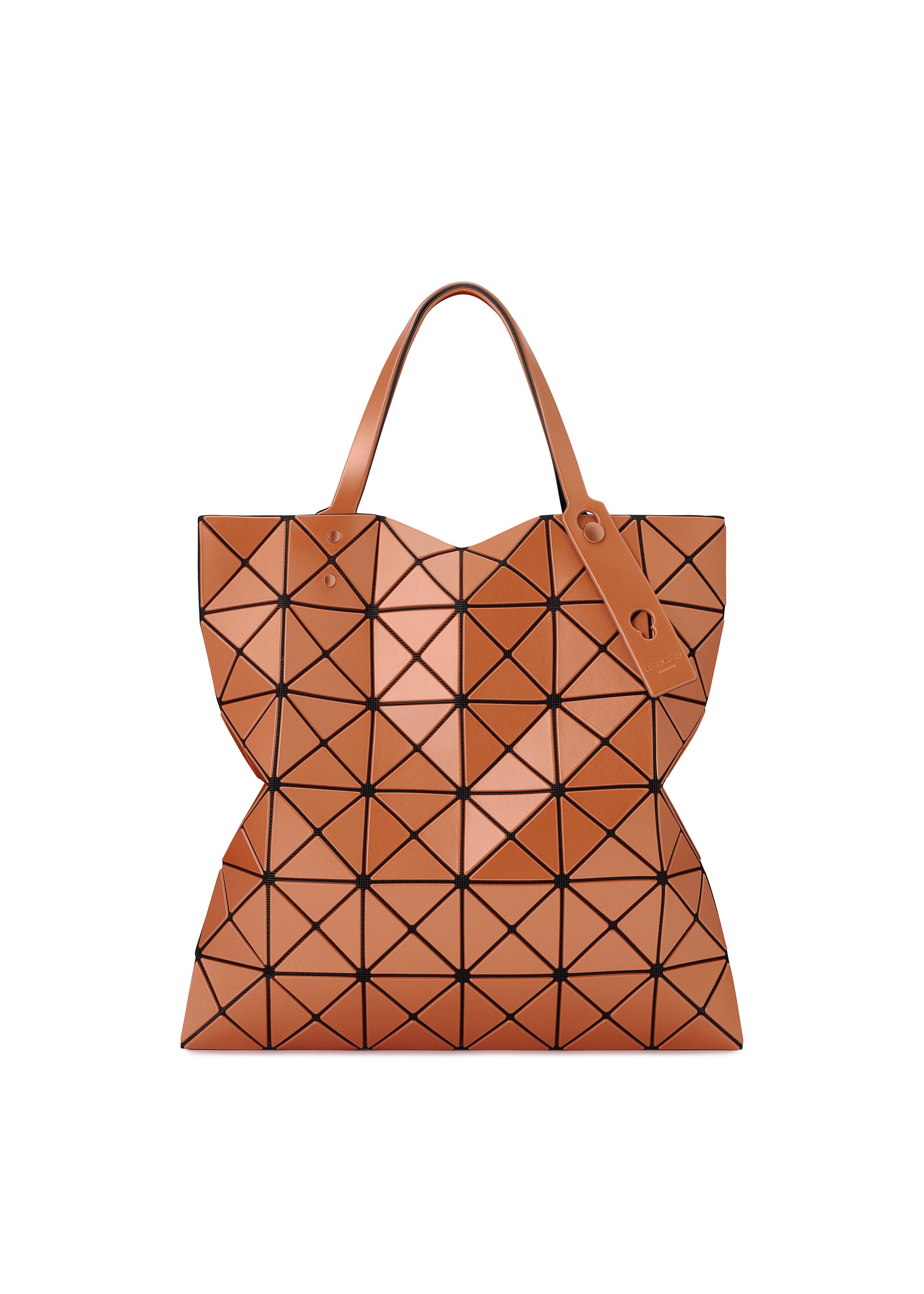 Issey Miyake Lucent Metallic tote kabelka béžová matná