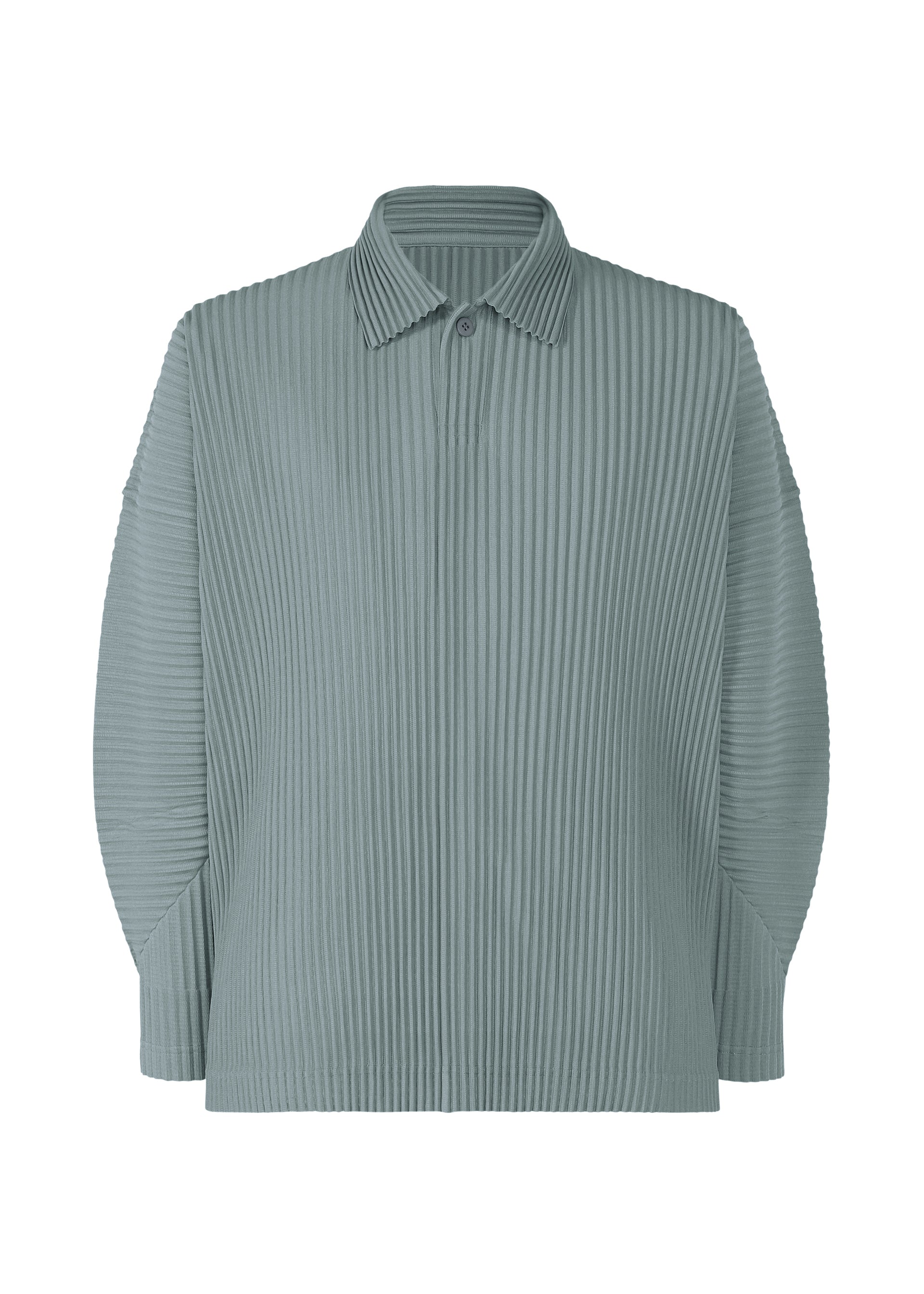 Issey Miyake Monthly Colors August polo tričko černé s dlouhým rukávem