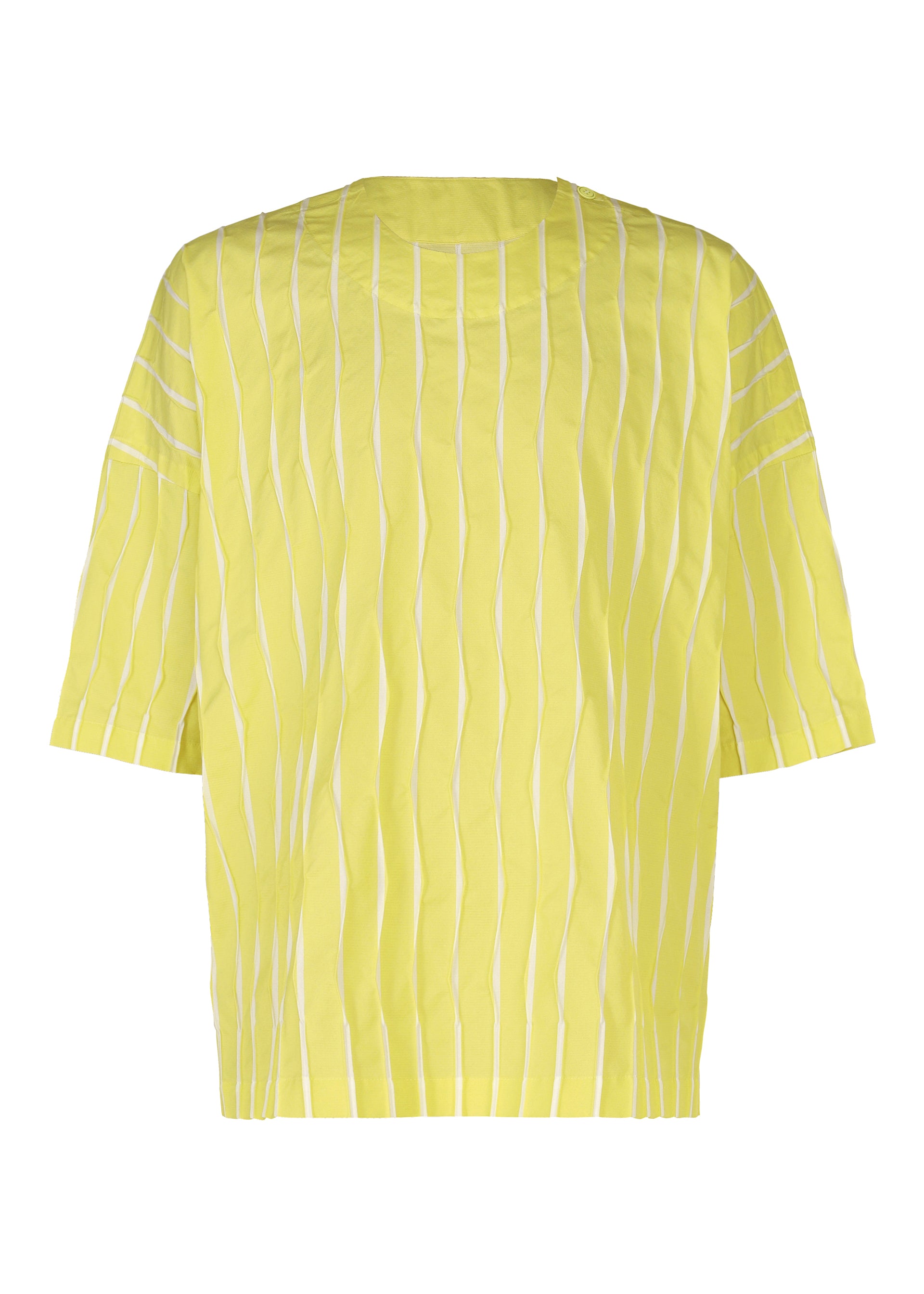 Issey Miyake Type-W 011 top černošedá pruhovaný
