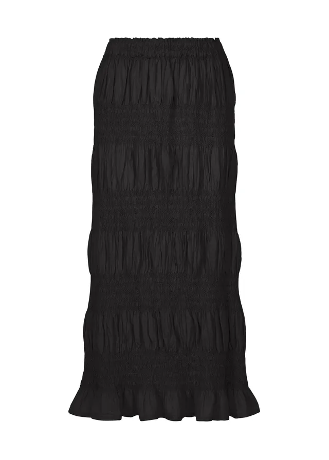 Issey Miyake Shrink Stripe MI64FG403 sukně černá