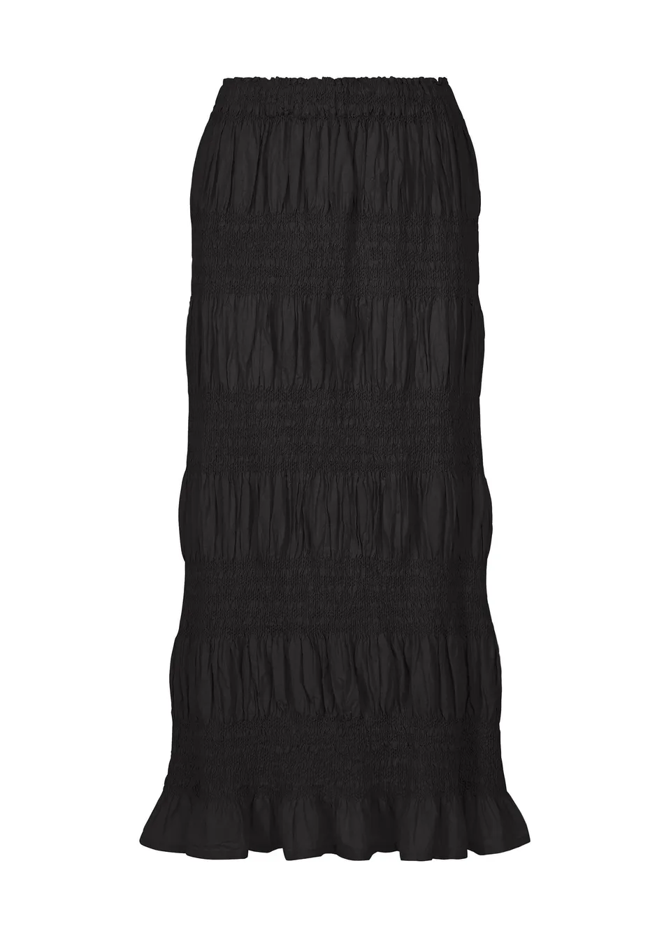 Issey Miyake Shrink Stripe MI64FG403 sukně černá