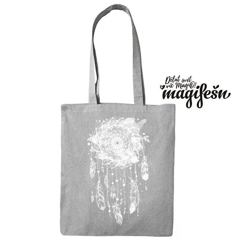 Magifešn Dreamcatcher taška Medium bílá recyklovaná