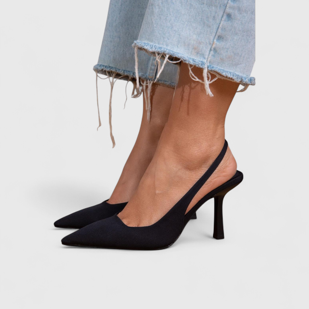 Norielle lodičky slingback se špičkou černé