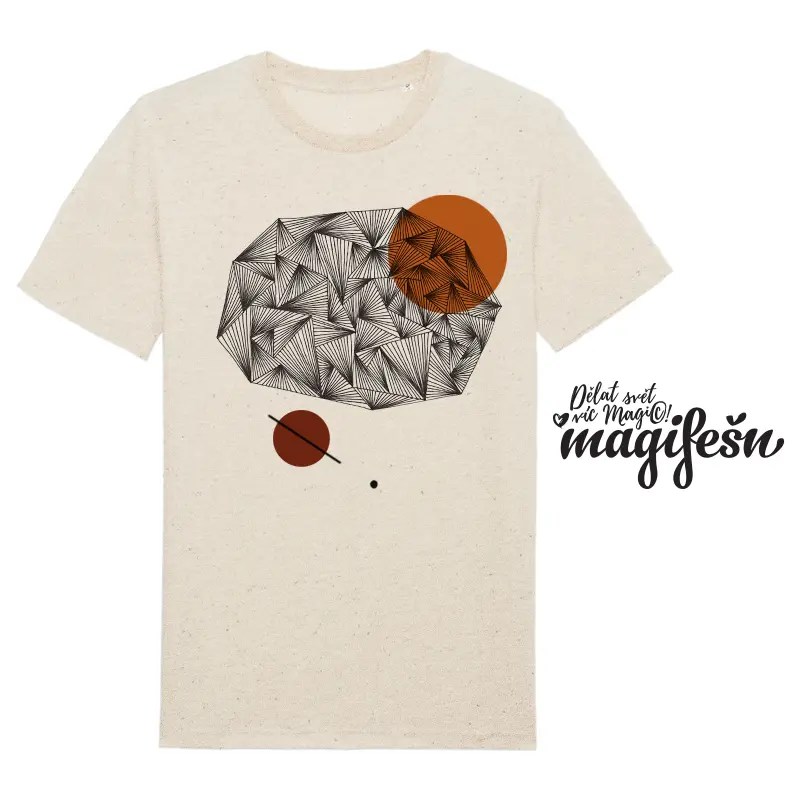 Magifešn XY Cinnamon tričko unisex biobavlna