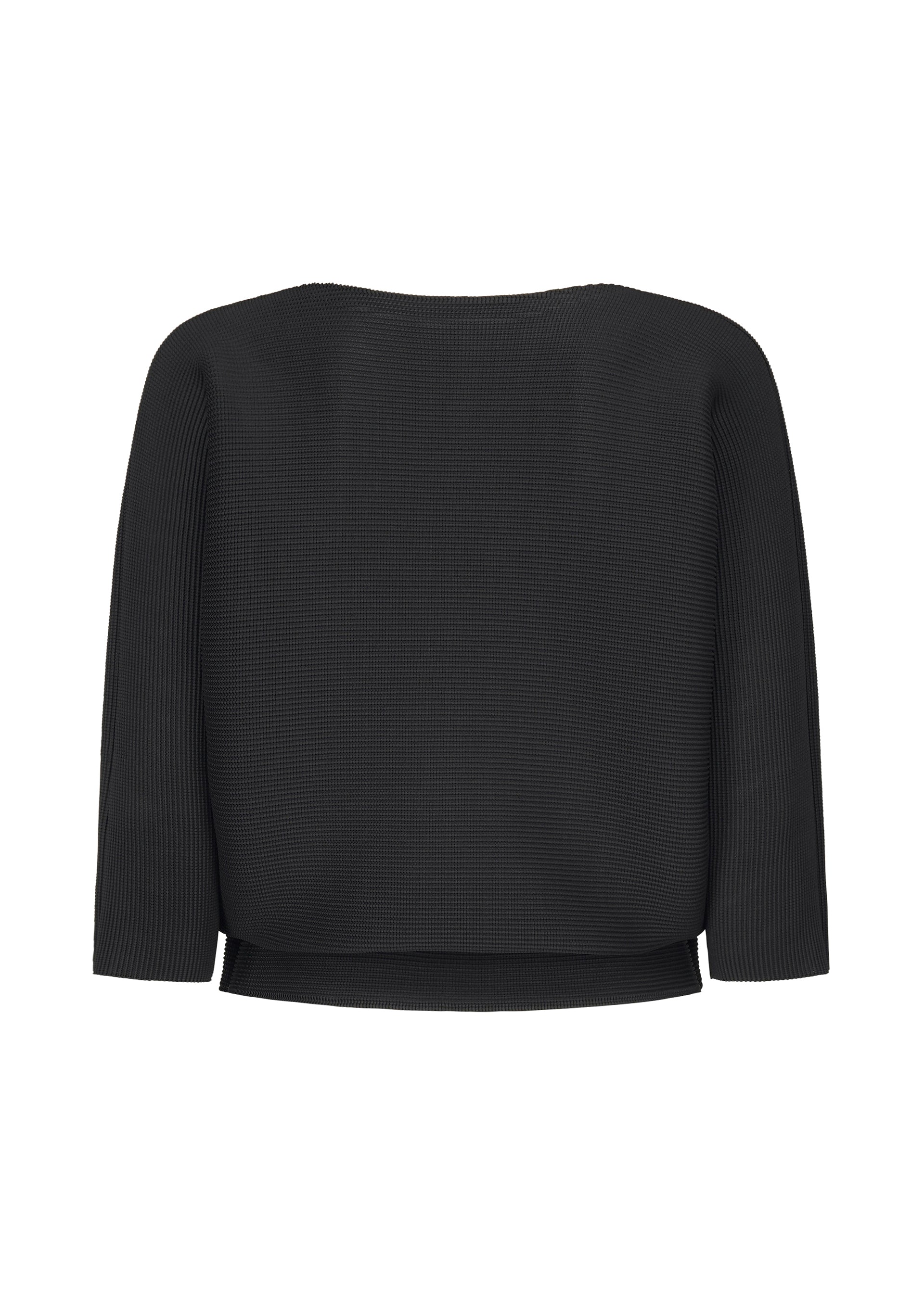 me Issey Miyake Dolman Stretch Pleats top černá 7/8