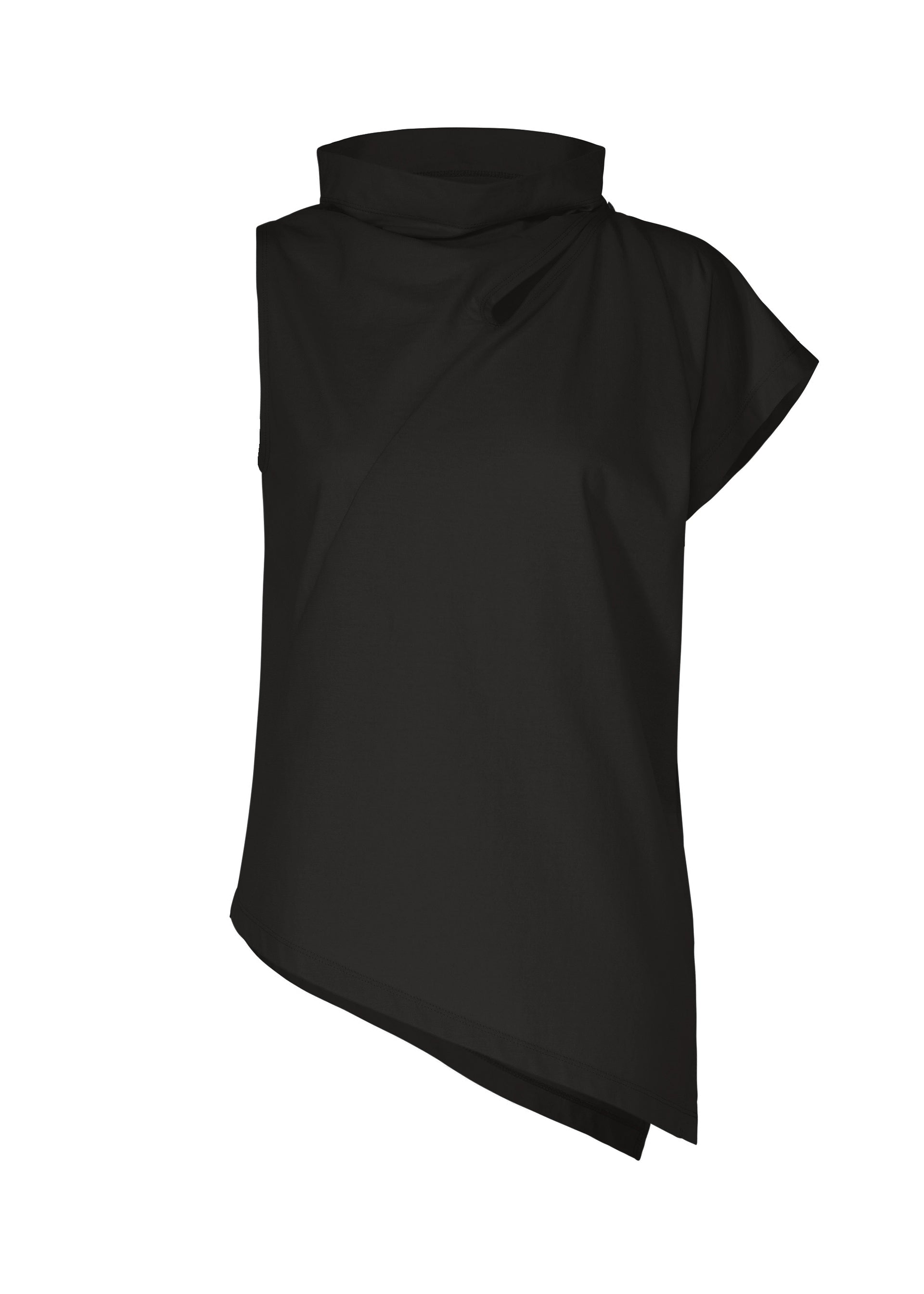 Issey Miyake Tubular-T top bílý bavlněný