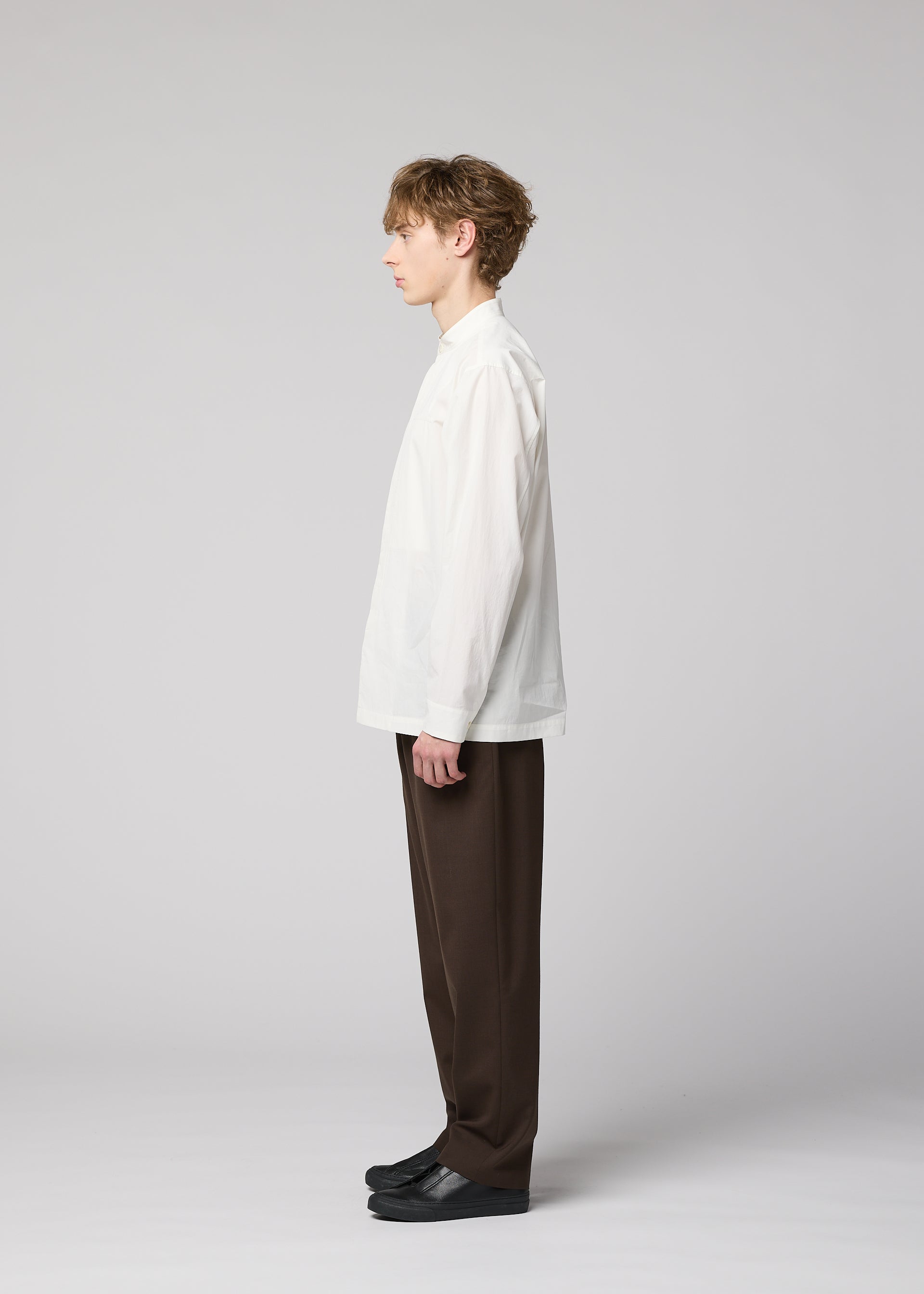 Issey Miyake IM MEN 140/2 SHIRT košile bílá bavlněná
