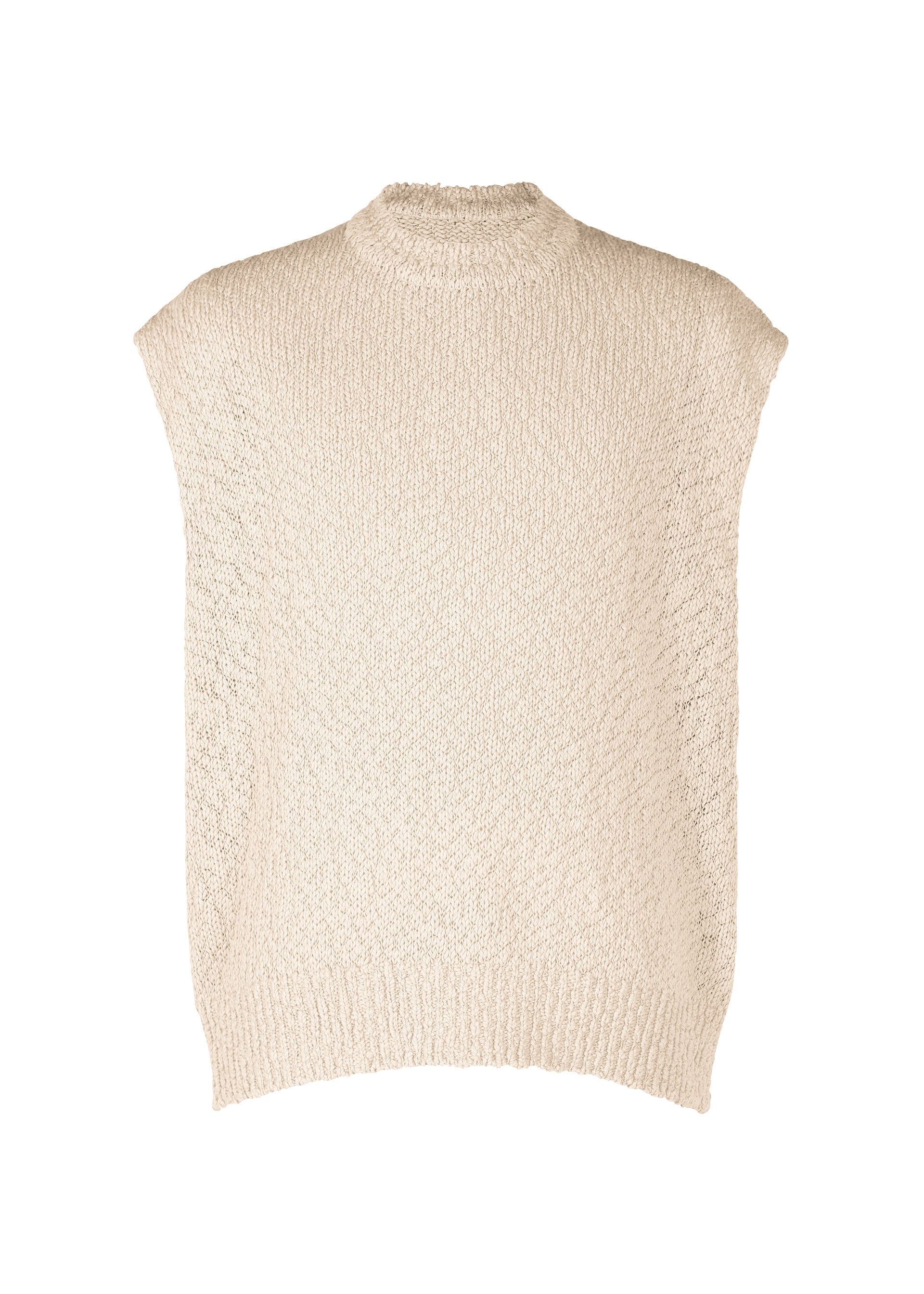 Issey Miyake Risotto Knit vesta oranžová bavlněná