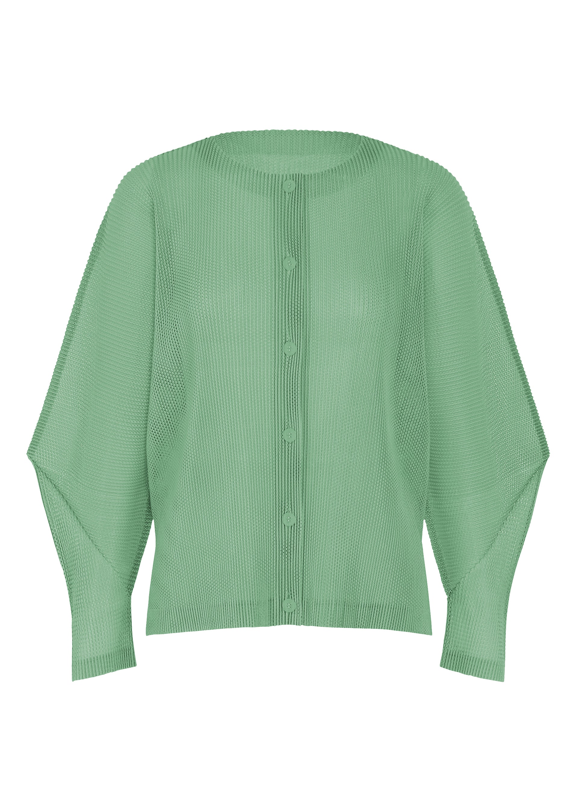 Issey Miyake Tatami August kardigan bílý síťovaný