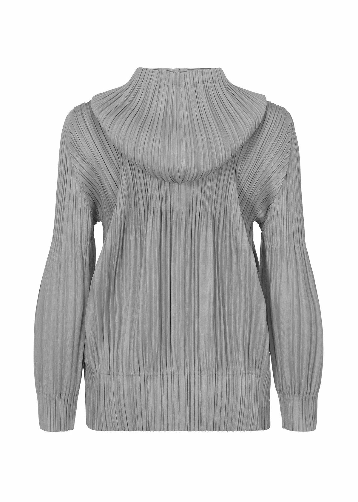 Issey Miyake Fluffy Basics blouson bunda světle šedá vel. 3